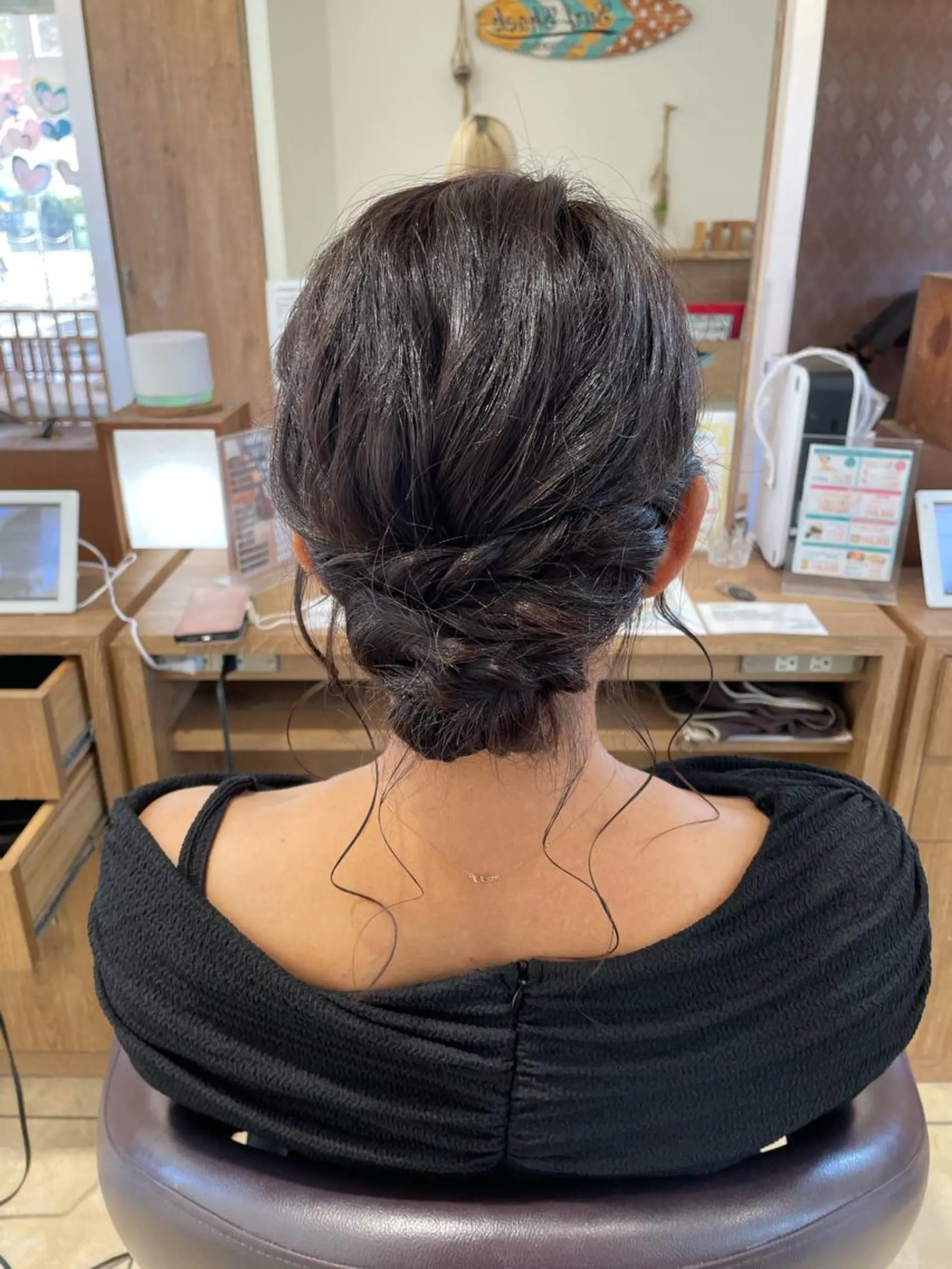 セミロング ヘアアレンジ ヘアセット 7月末まで予約可能/ ヤマモト モエのヘアスタイル