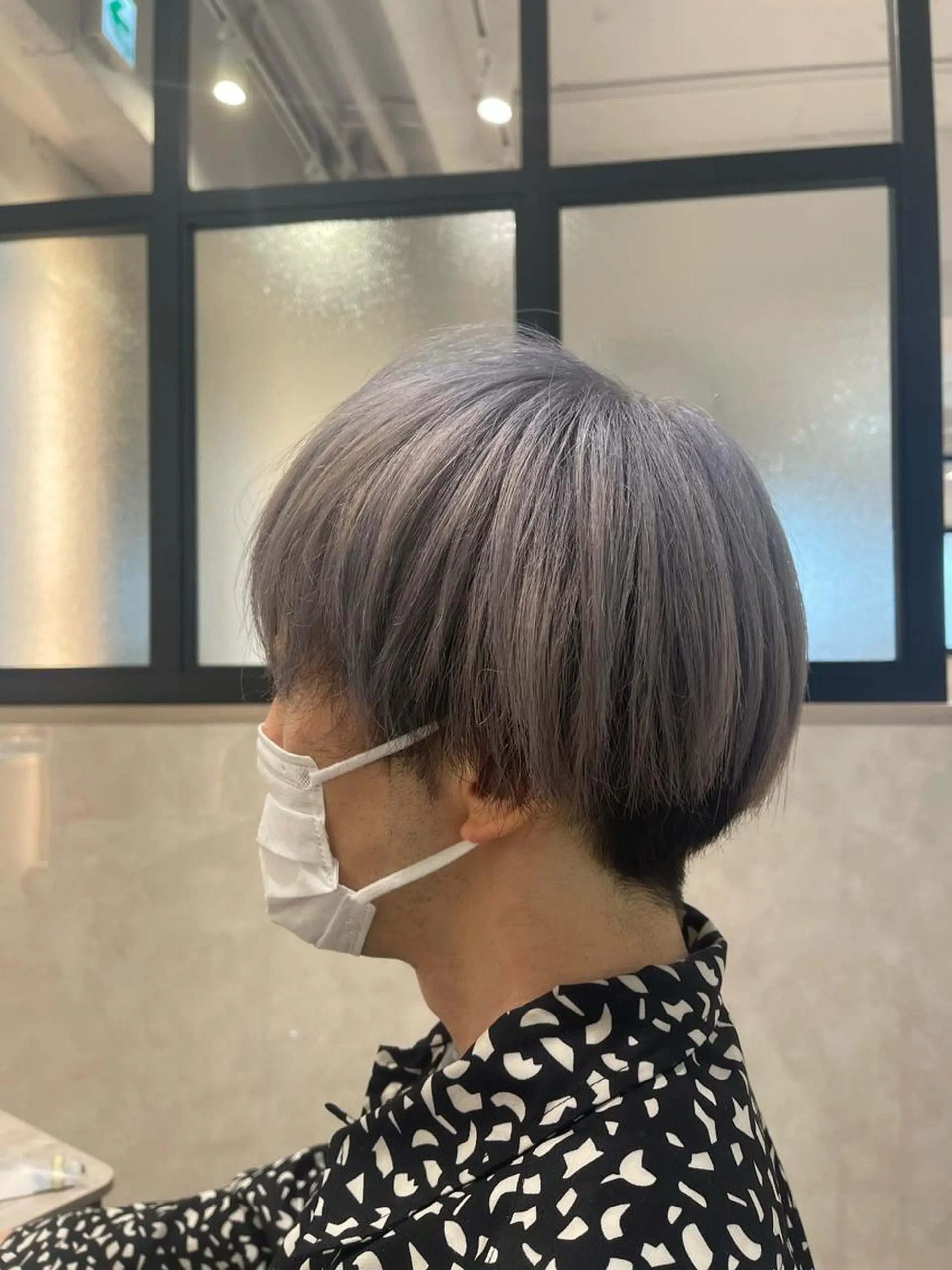 カラー メンズ ヘアカラー トリートメント &chaLme   心斎橋所属・emi/髪質改善/ 韓国風/艶カラーのヘアスタイル