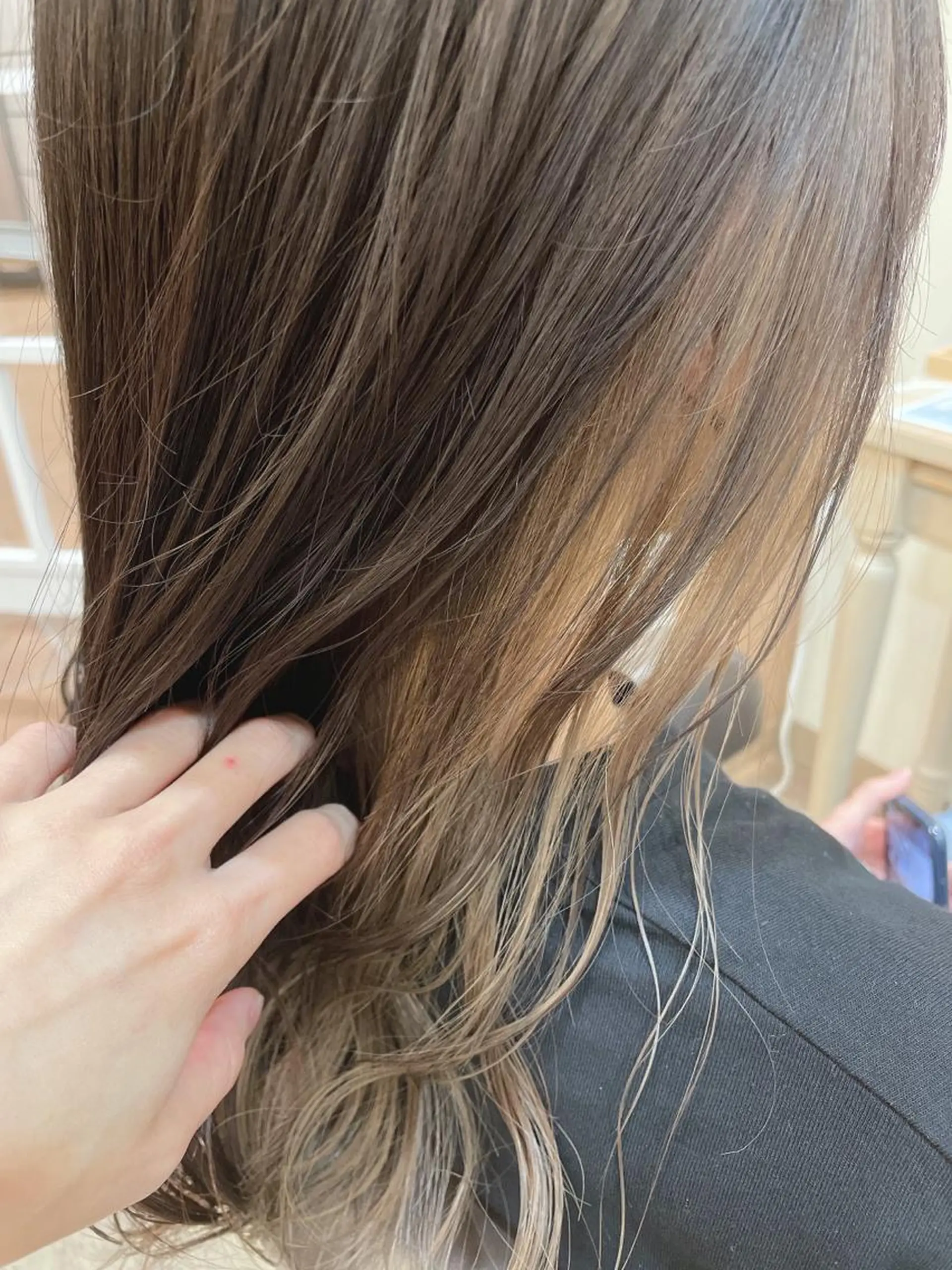 ロング ヘアカラー トリートメント メンズパーマ🌀/ 中村郁未のヘアスタイル