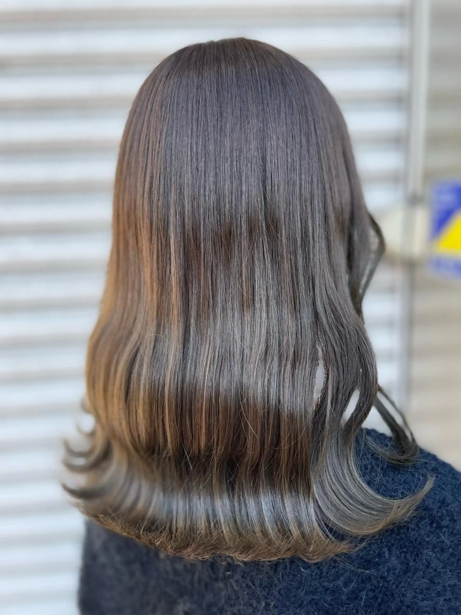 セミロング カラー ベージュカラー カット ヘアカラー トリートメント IORI #韓国ヘア#髪質改善のヘアスタイル