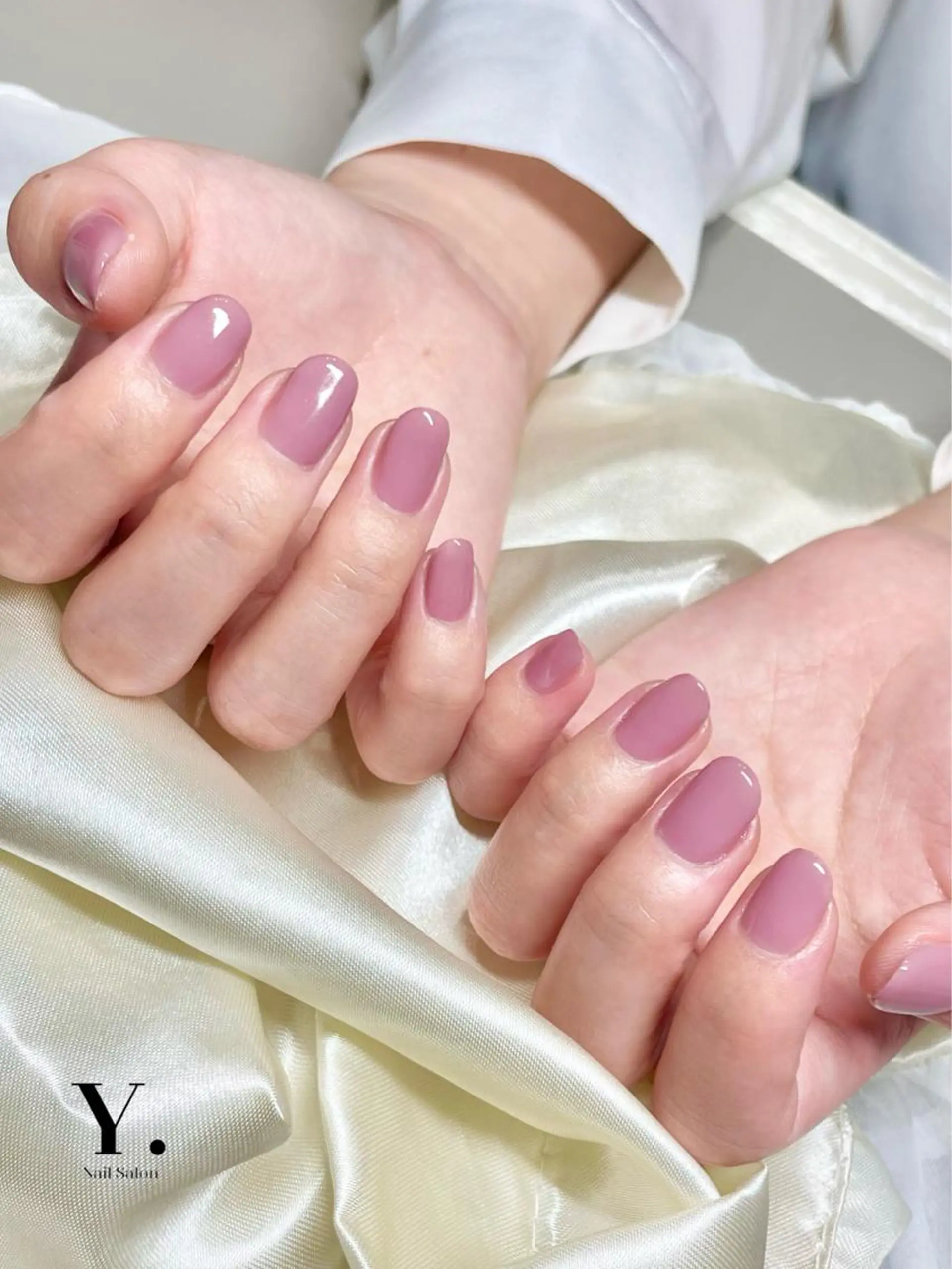 ネイル ワンカラーネイル Nail Salon Y.のネイルデザイン