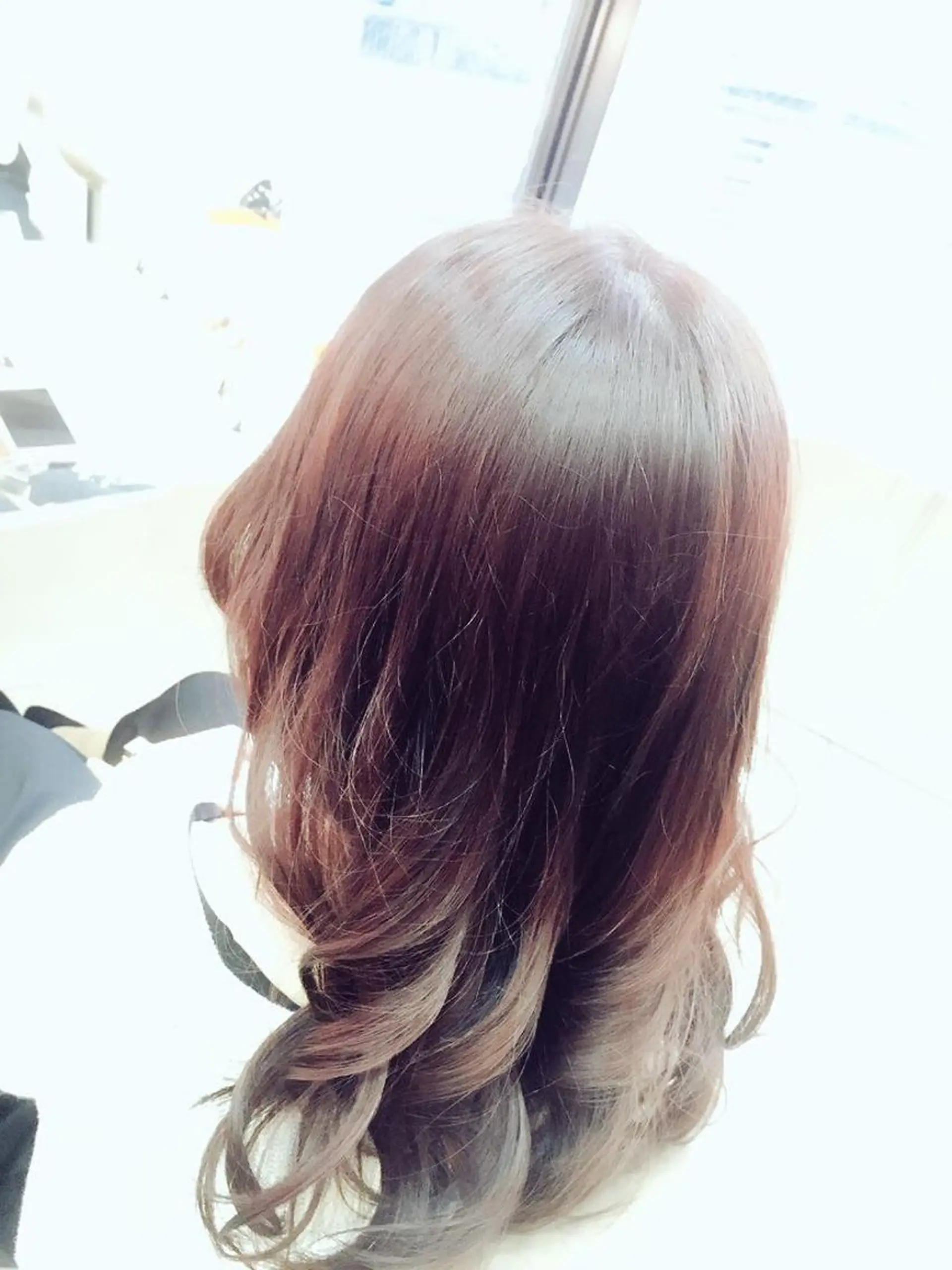 ロング カラー ピンクカラー ピンクパープル パープルカラー 吉岡 三四朗のヘアスタイル