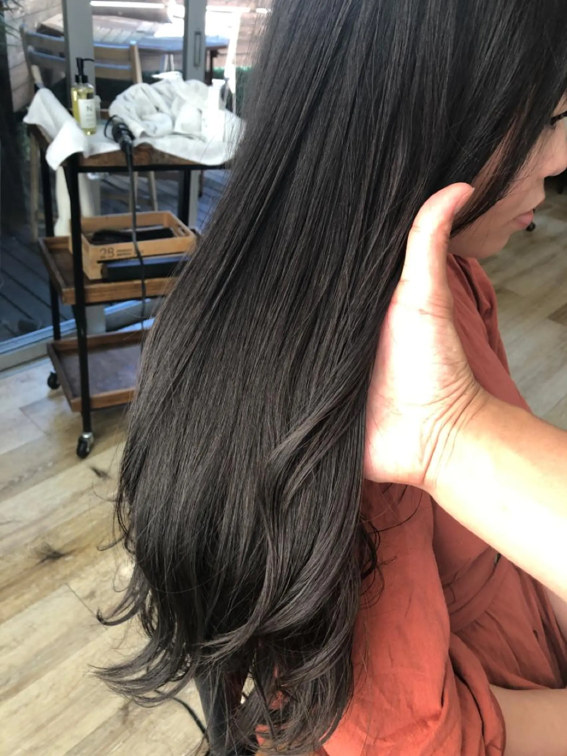 ロング 縮毛矯正 hair salon Arllon(アルロン)所属・酸性縮毛矯正　美髪 特化サロン　八百村のヘアスタイル