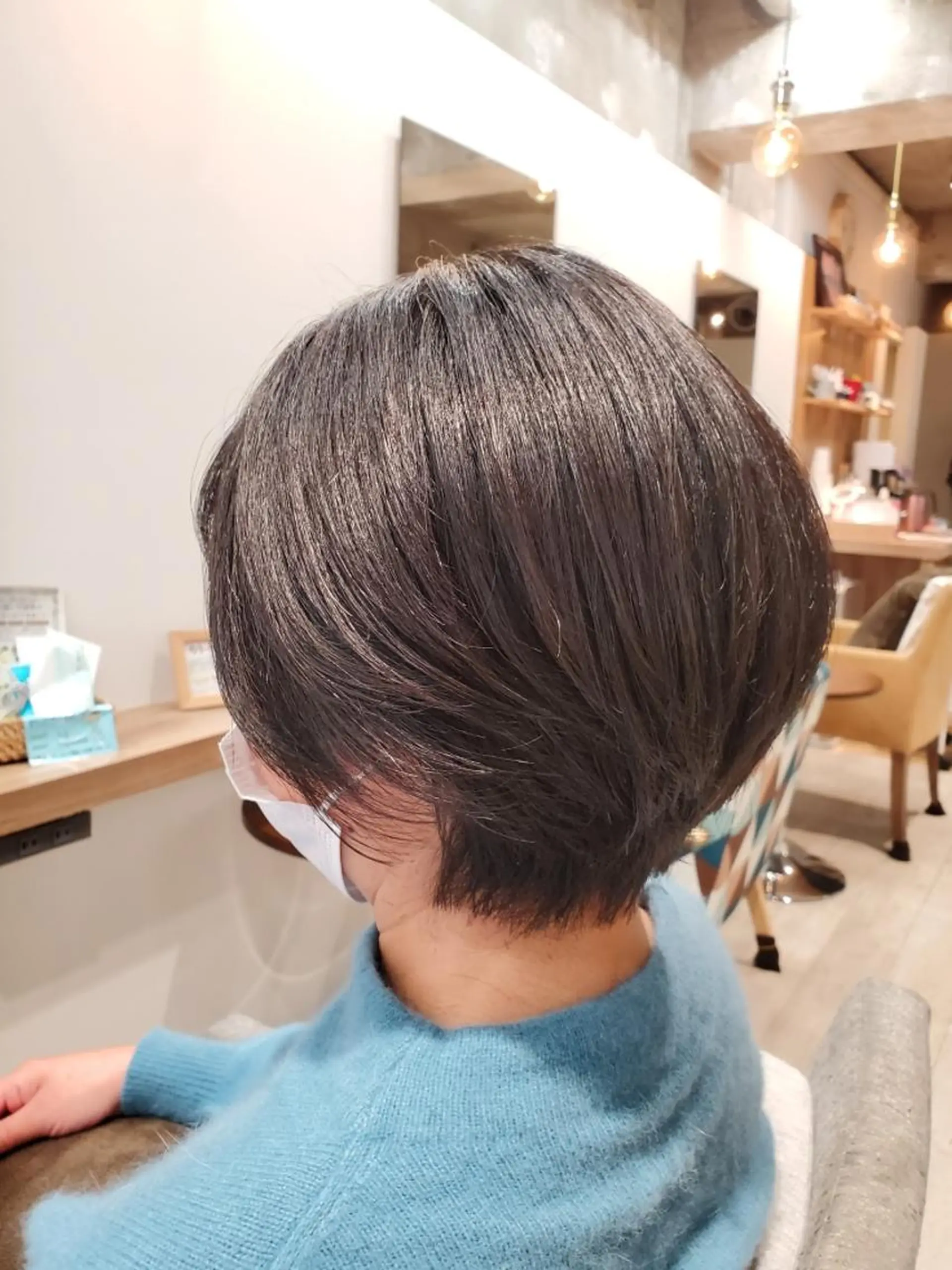 ショート ショートボブ ボブ ショートヘア えんどう みほのヘアスタイル