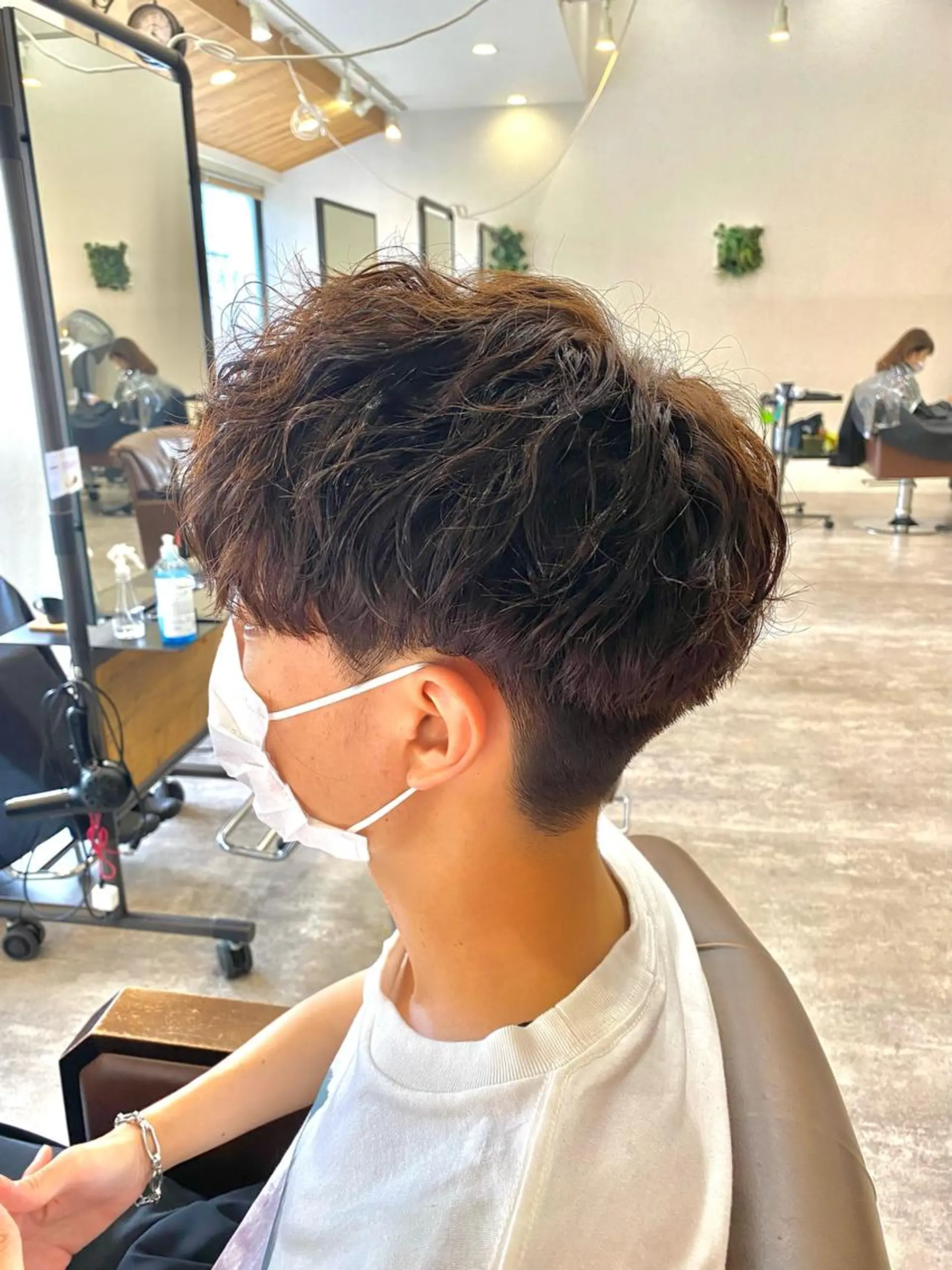 ショート メンズ メンズパーマ カット パーマ 🟢NEGi🟣 🫧髪質改善のヘアスタイル
