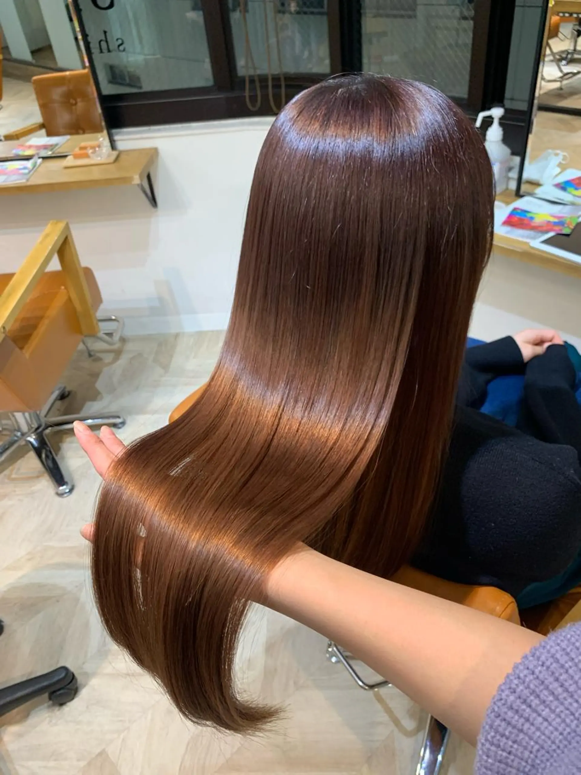 ロング メンズ メンズブリーチ 縮毛矯正 り ほのヘアスタイル