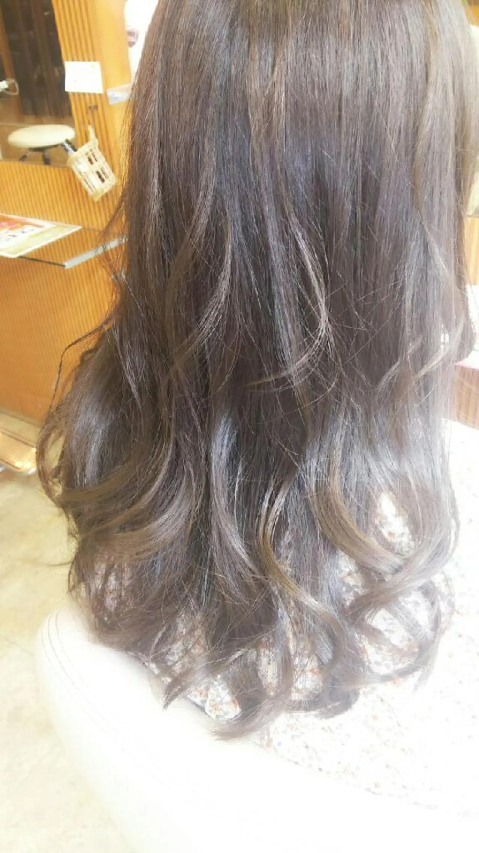 セミロング カラー アッシュ 透明感カラー 脇田 雄大のヘアスタイル