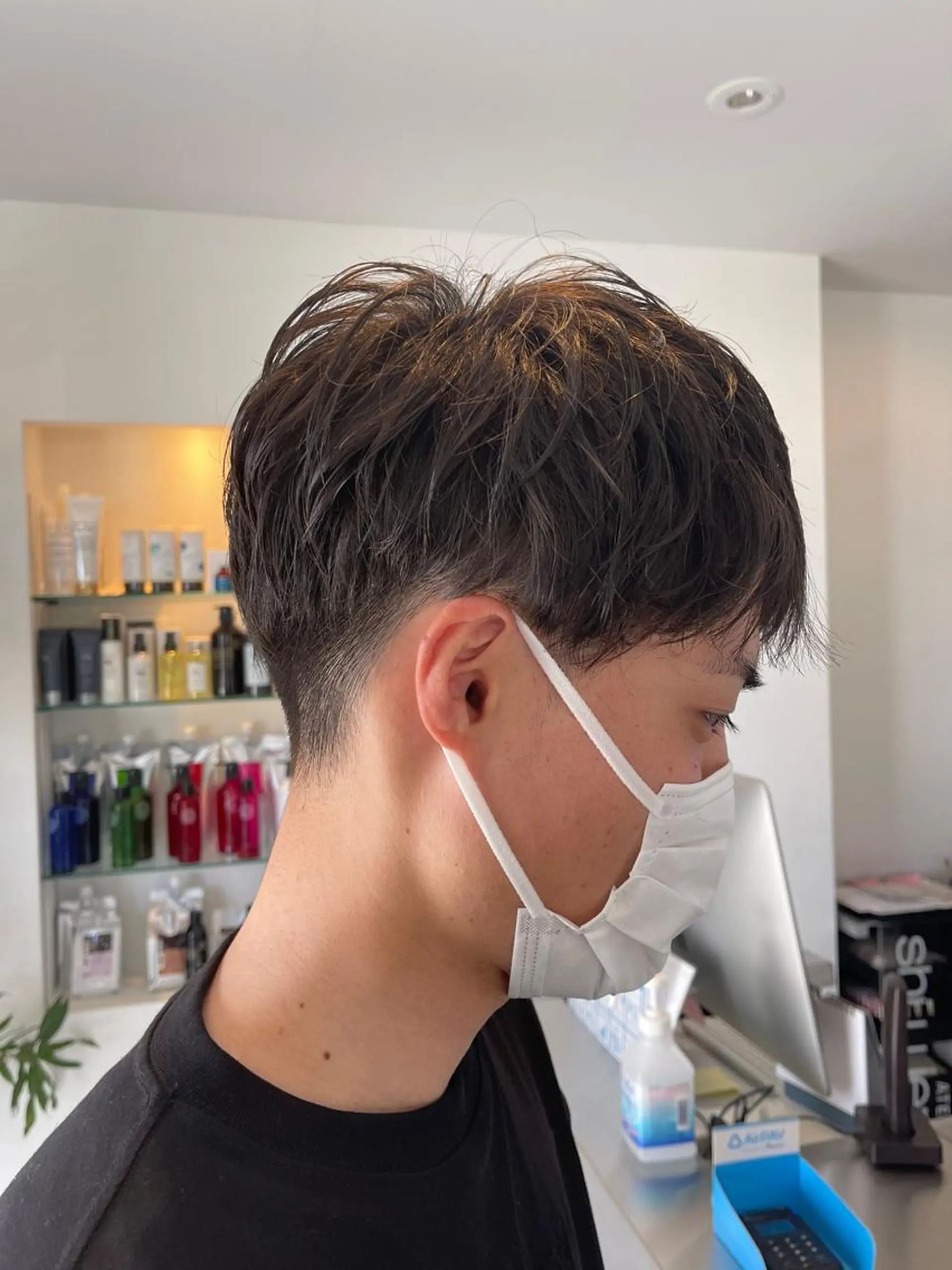 メンズ メンズパーマ カット 三好 達也のヘアスタイル