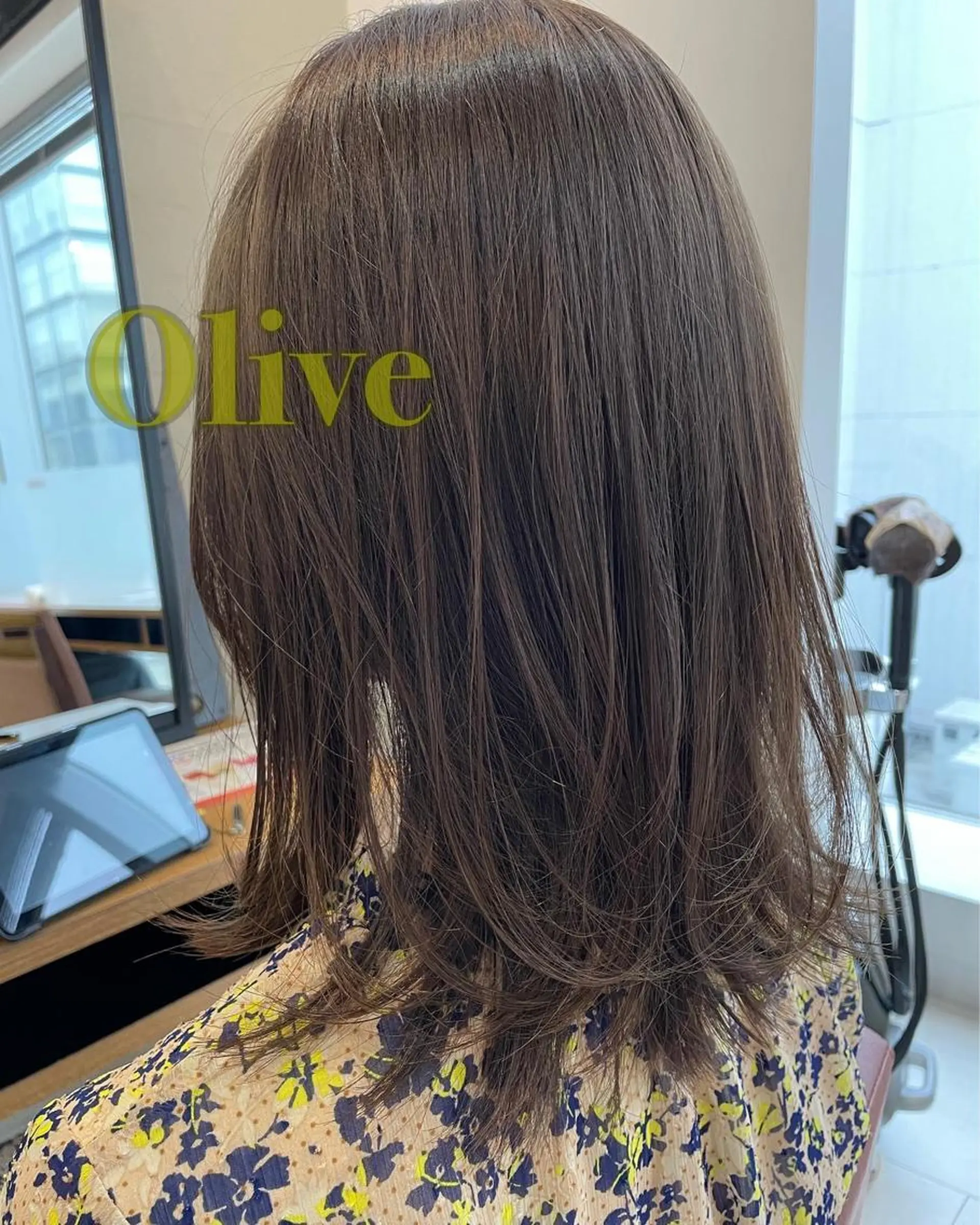 セミロング カラー トリートメント カット ヘアカラー トリートメント ボブ/ミディアム 親しみやすさ/さくらのヘアスタイル