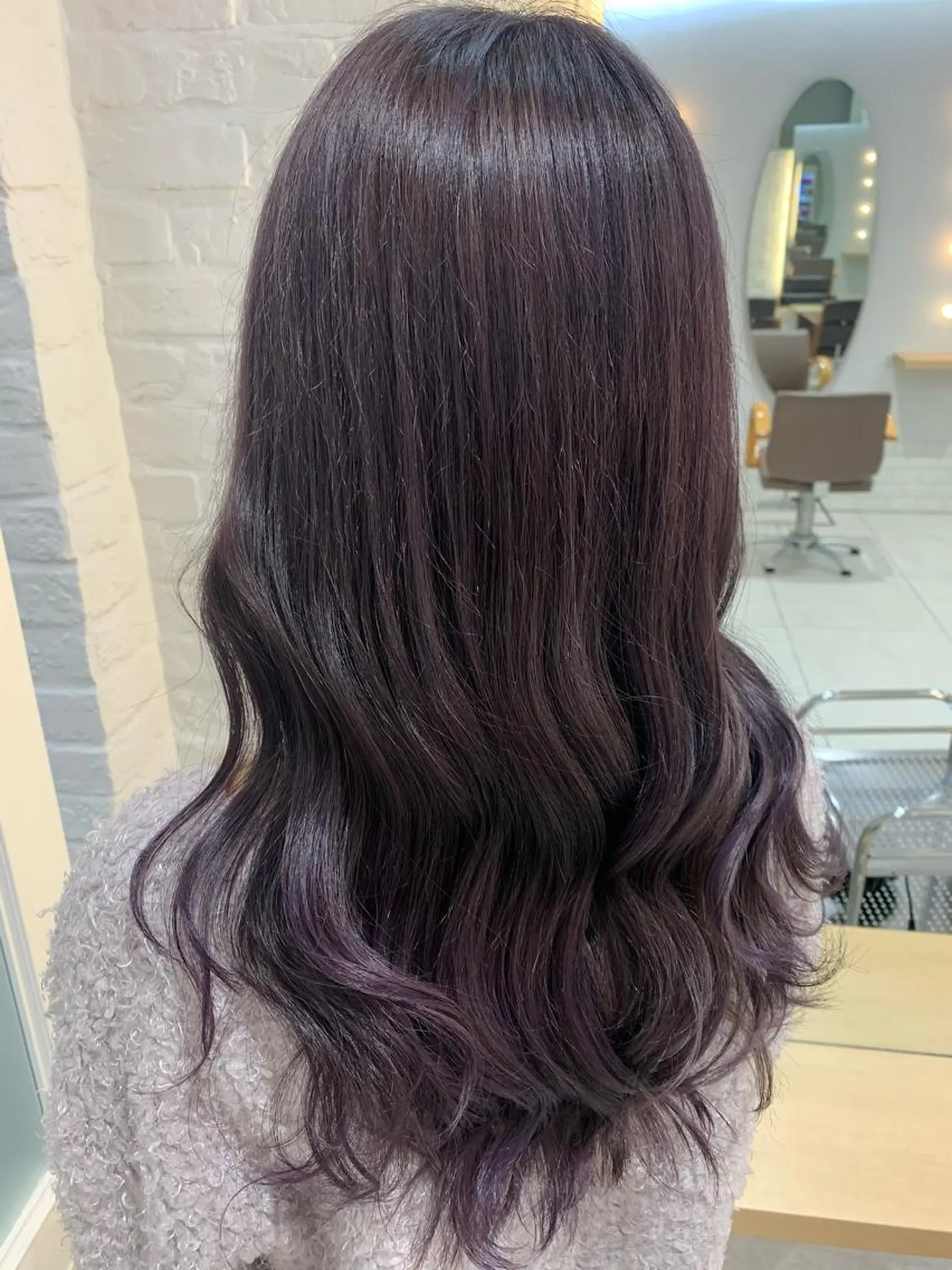 ロング ヘアカラー 最新韓国本場ヘア 🇰🇷榎本明日香のヘアスタイル