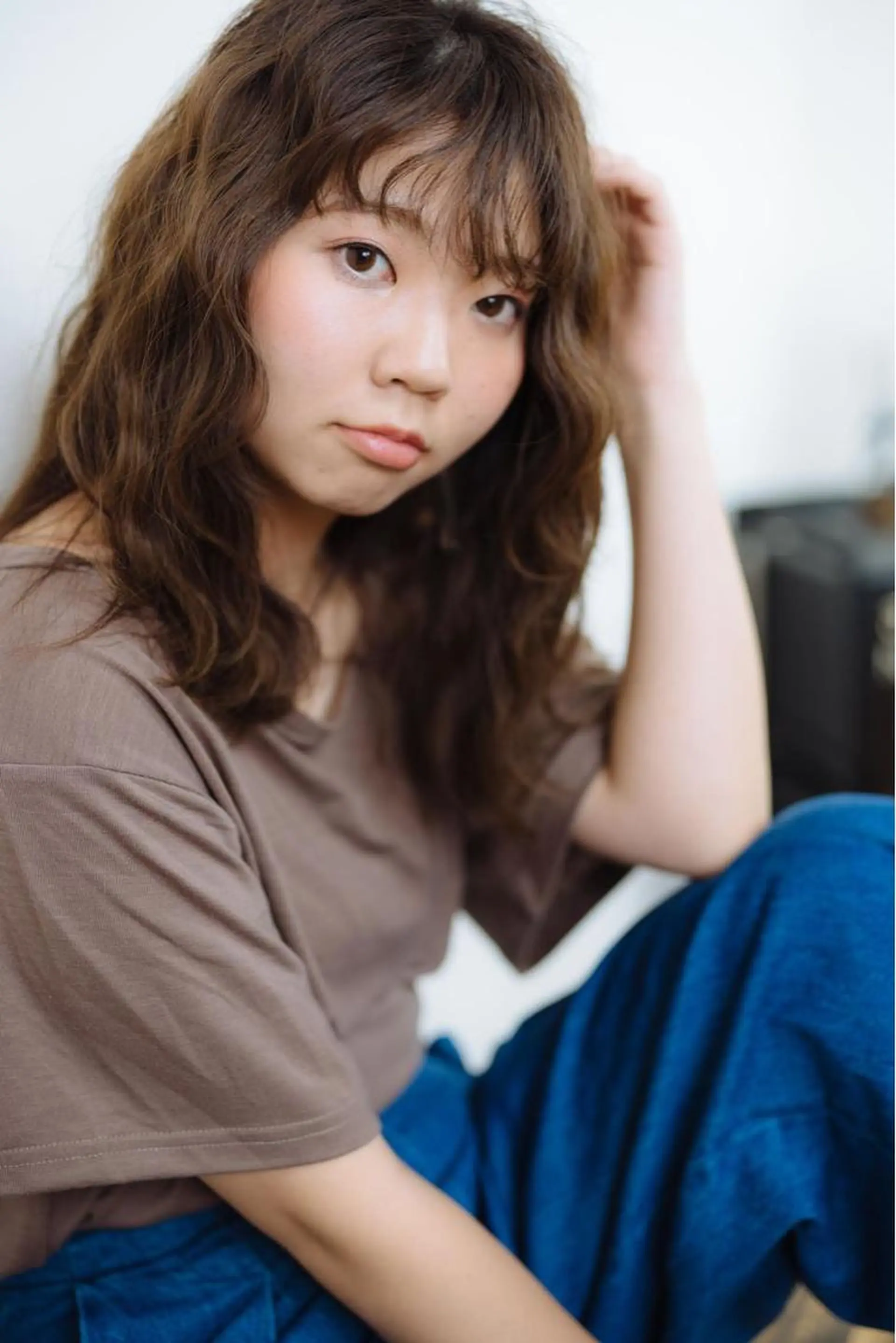 セミロング 板倉 花連のヘアスタイル
