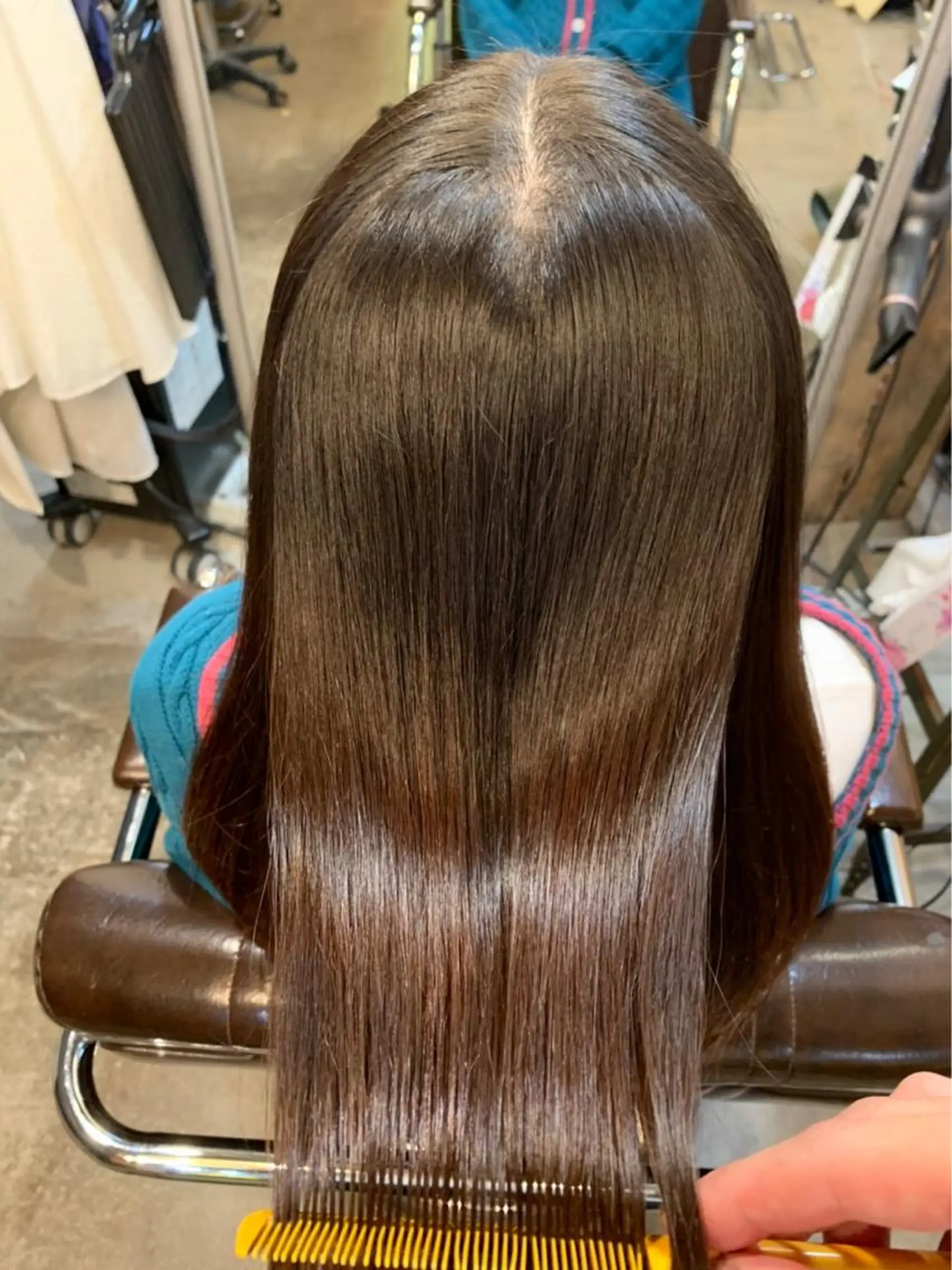 ロング 縮毛矯正 トリートメント カット 縮毛矯正 トリートメント koahair design所属・ヨッ シーのヘアスタイル