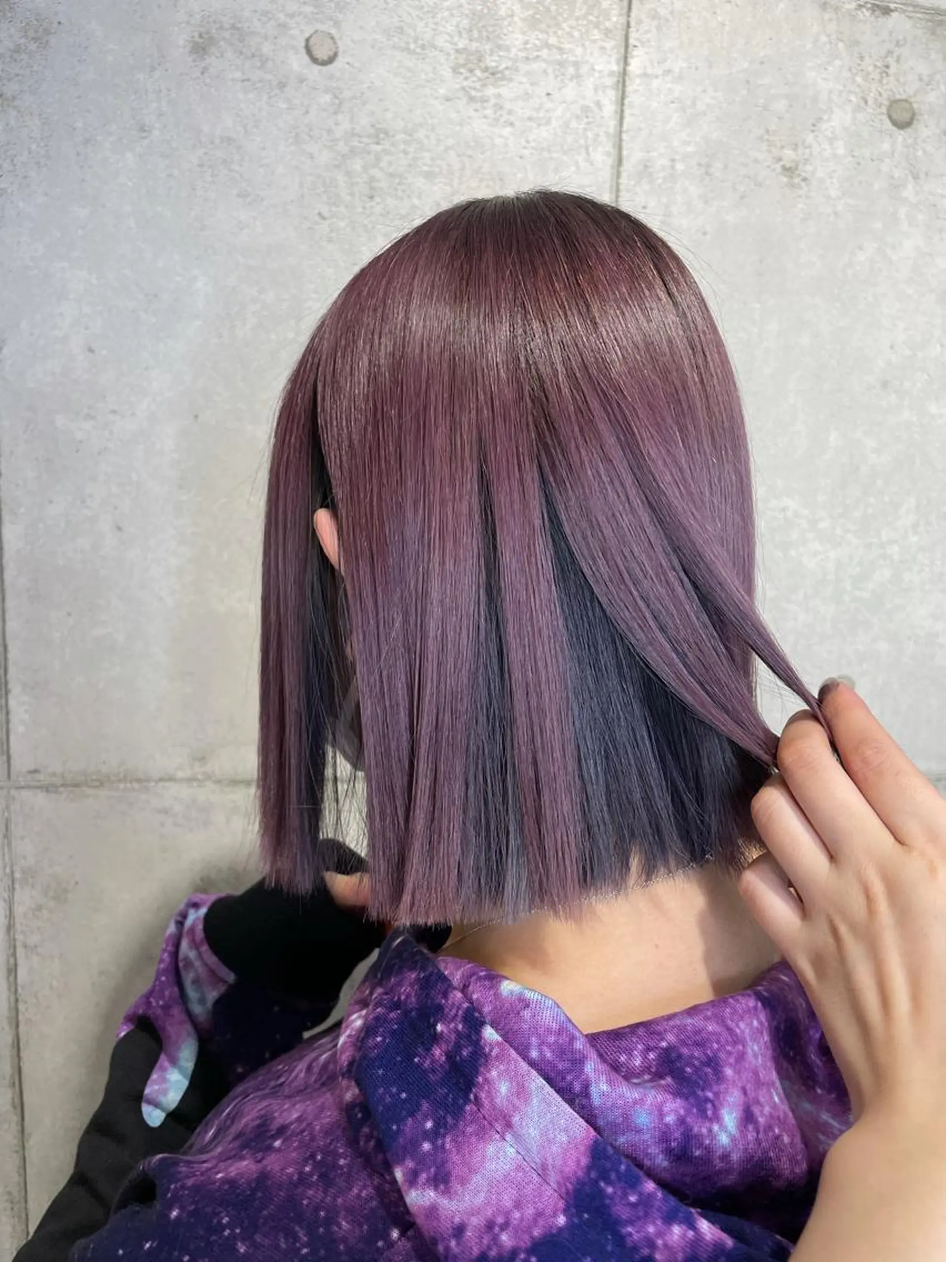 カラー ブルーカラー ブルーラベンダー ラベンダーカラー オオカワユウキ 🎀newi池袋のヘアスタイル