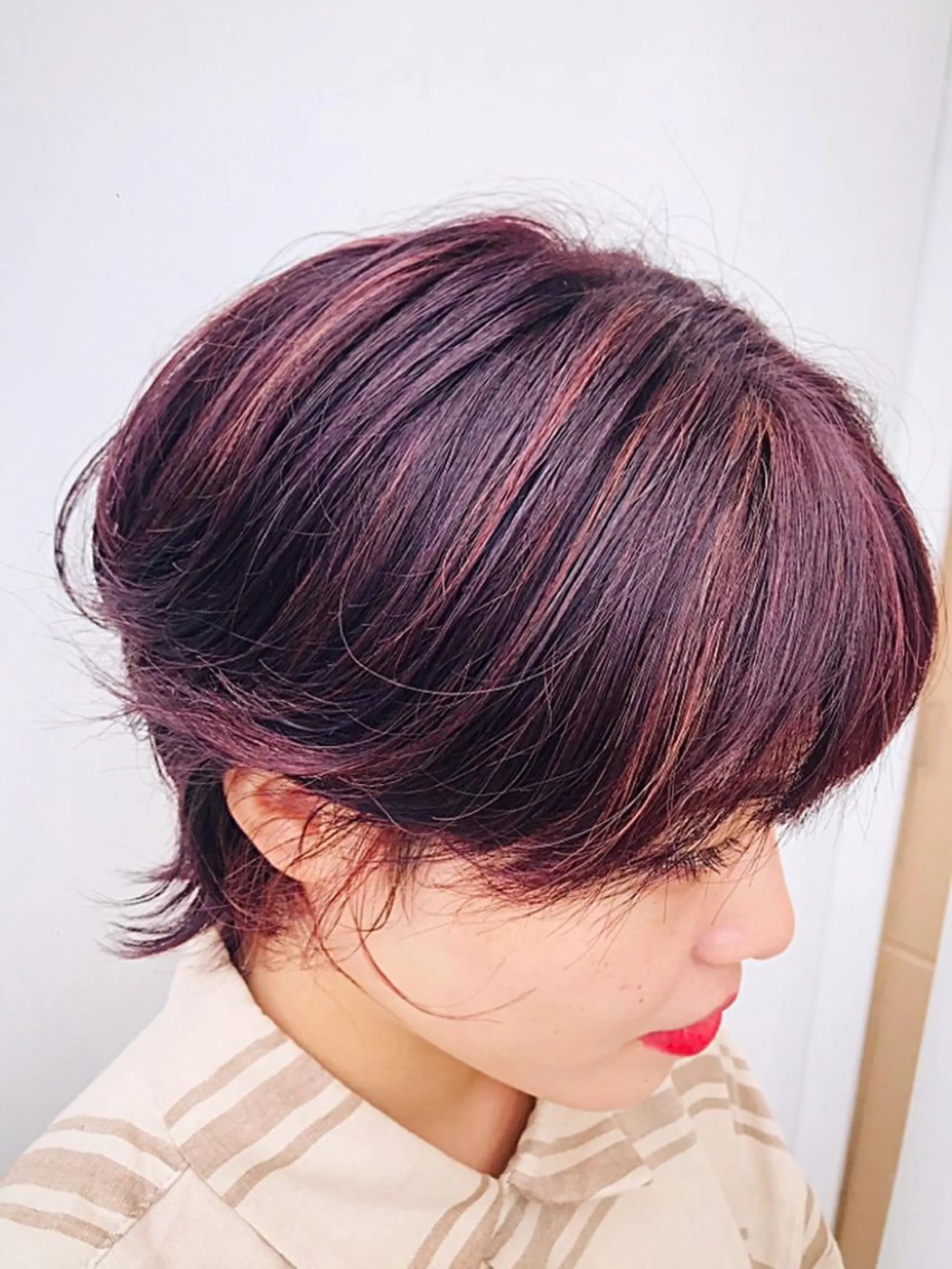 ショート カラー ハイライトカラー イルミナカラー ハイライト 大野 あさみのヘアスタイル