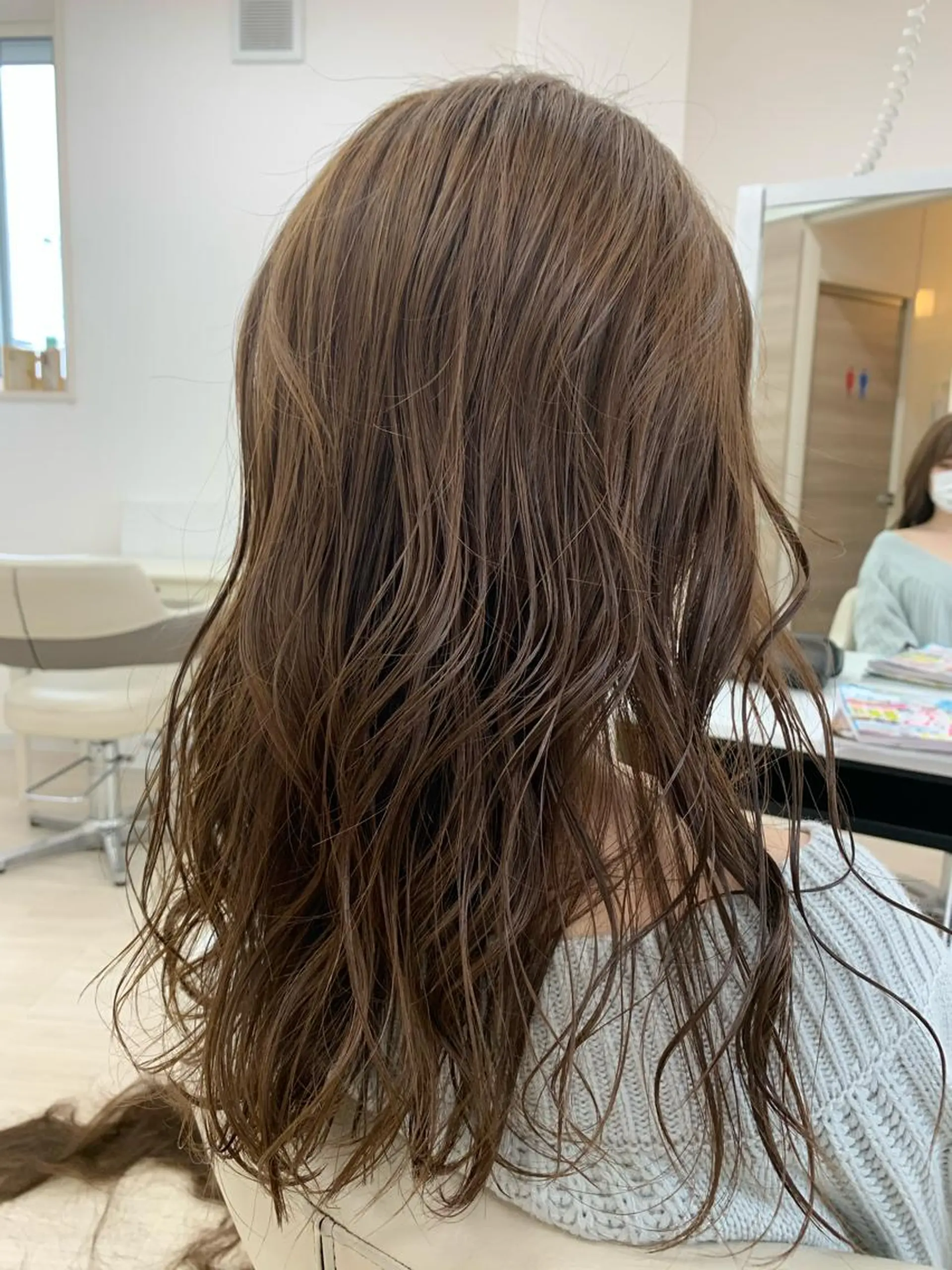 ロング カラー 大橋 一智のヘアスタイル