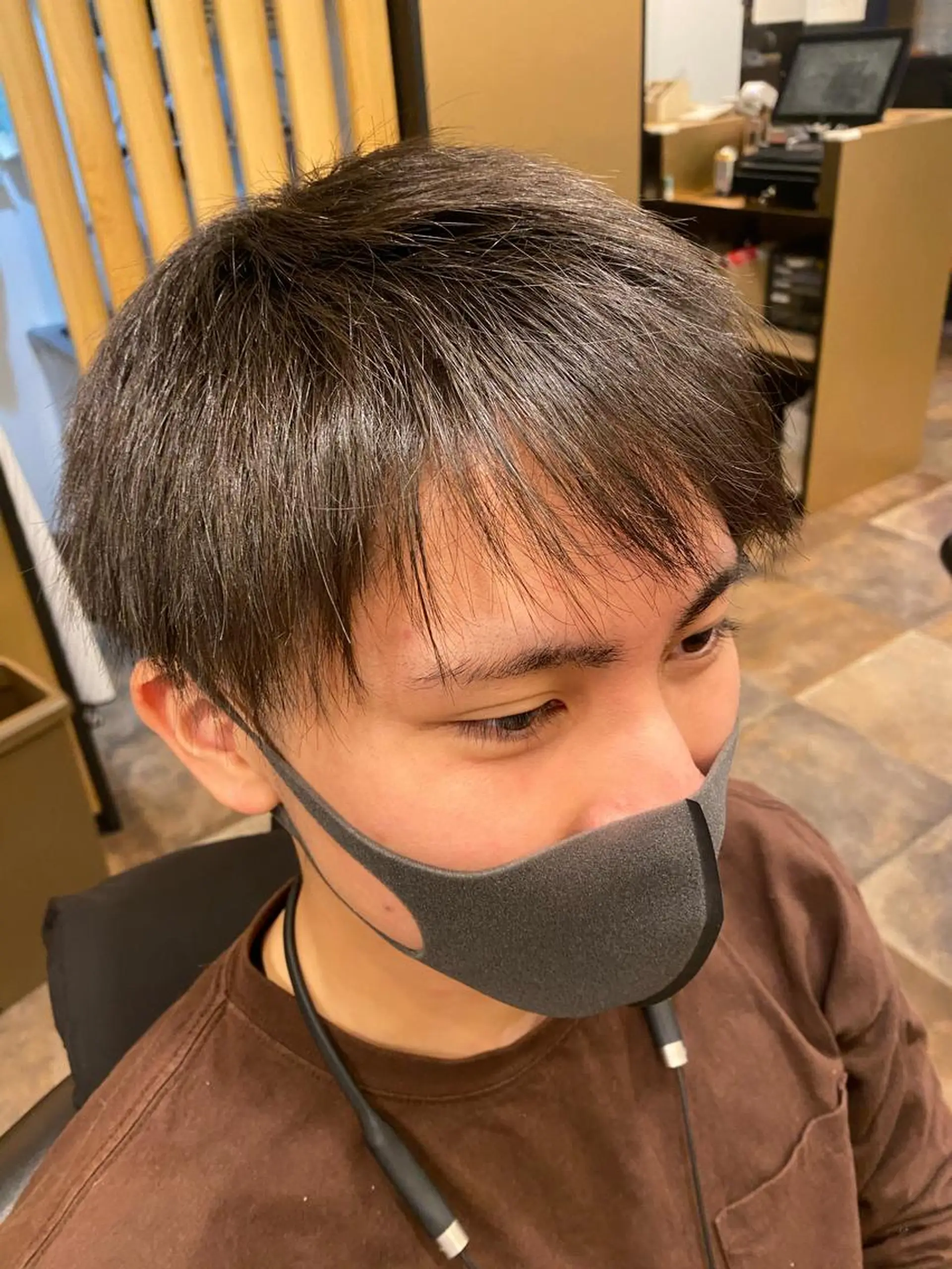 ミディアム カット 🌟夜から通える🌟 メンズ専門店長RENのヘアスタイル