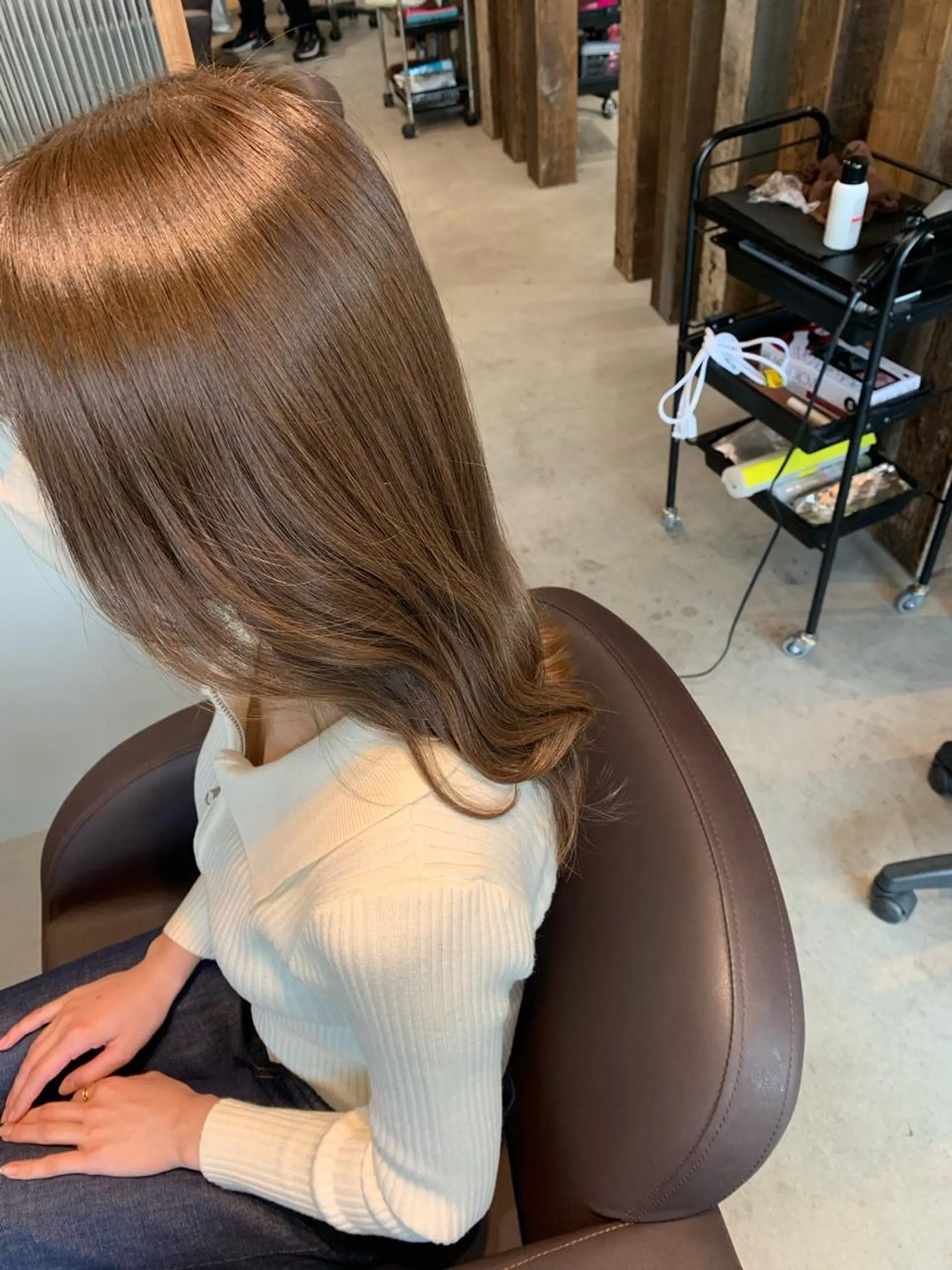 セミロング AUBE HAIR elna　仙台東口店 【オーブ ヘアー エルナ】所属・AUBE 浅野のヘアスタイル