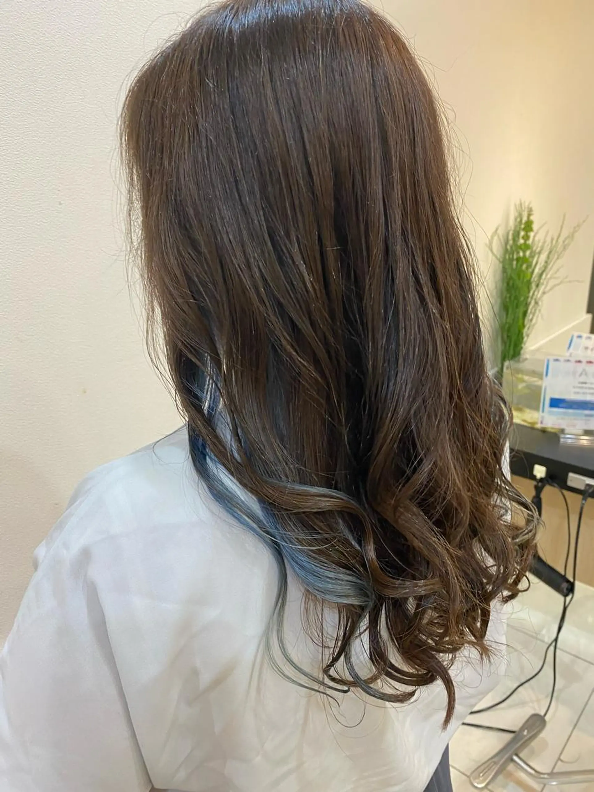 ロング カラー たけだゆめ ダブルカラーのヘアスタイル