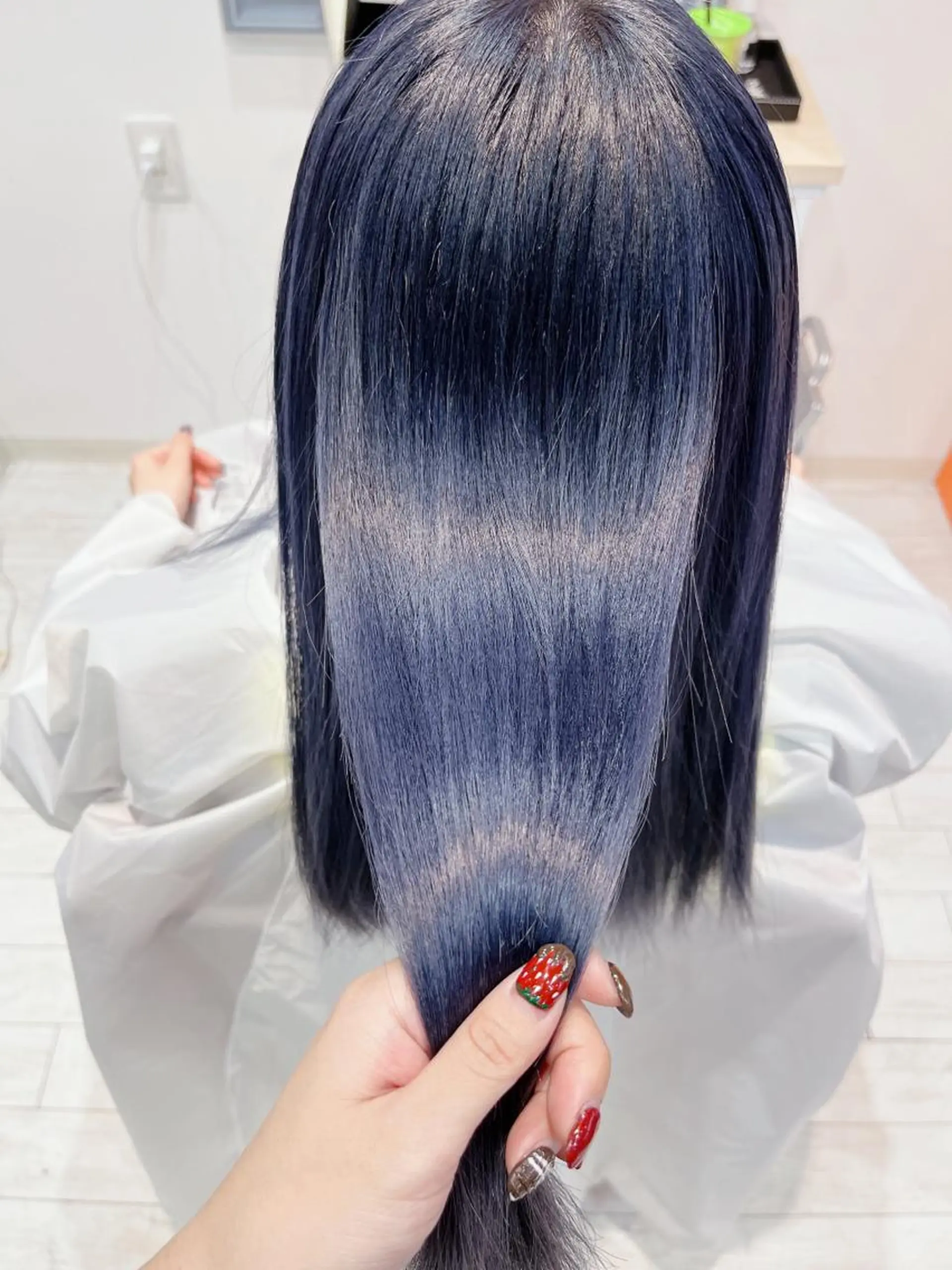 カラー ブリーチ ネイビーカラー ✨️💎山口 真依💎✨️のヘアスタイル