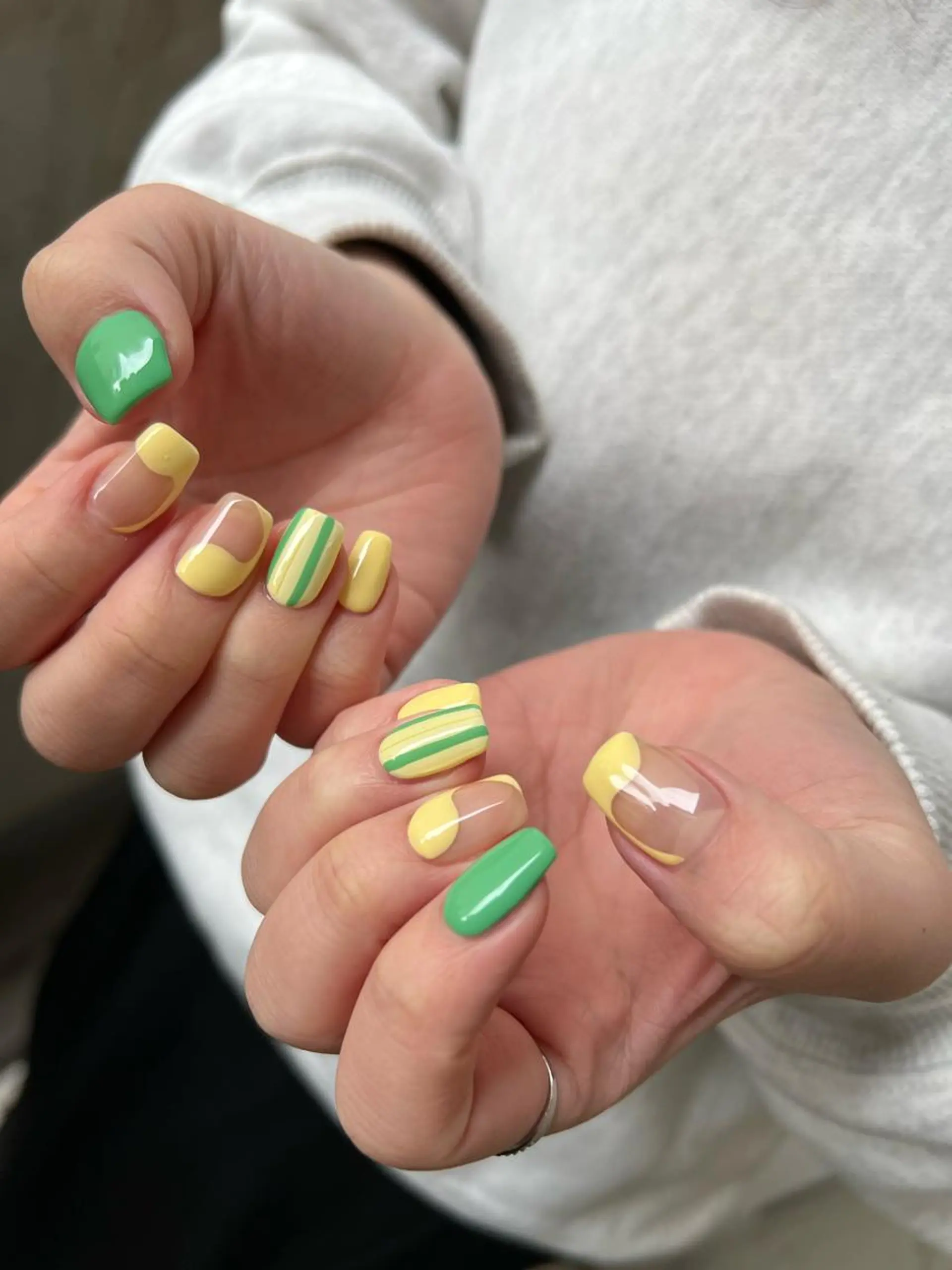 ネイル 持ち込み ニュアンスネイル パステルネイル ハンドネイル ハンドケア Charme. NOBUKOのネイルデザイン