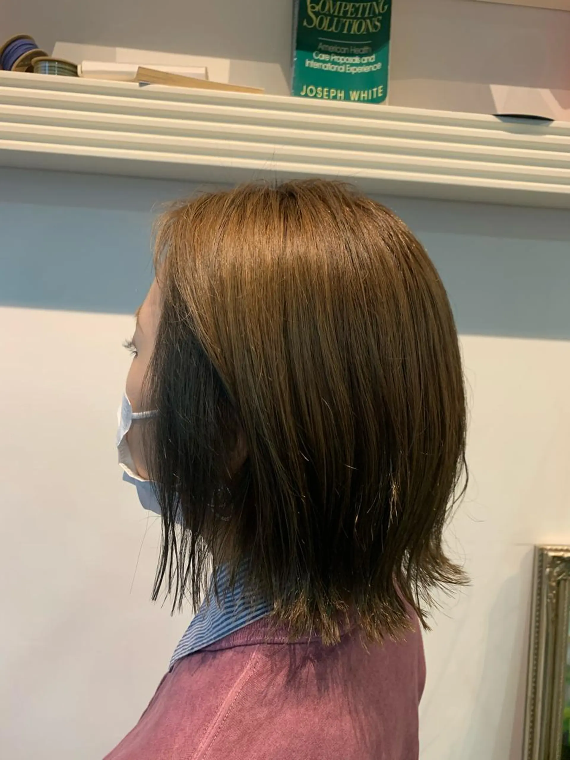 ショート ヘアカラー トリートメント ヘッドスパ ヘアセット 山口 竣也のヘアスタイル