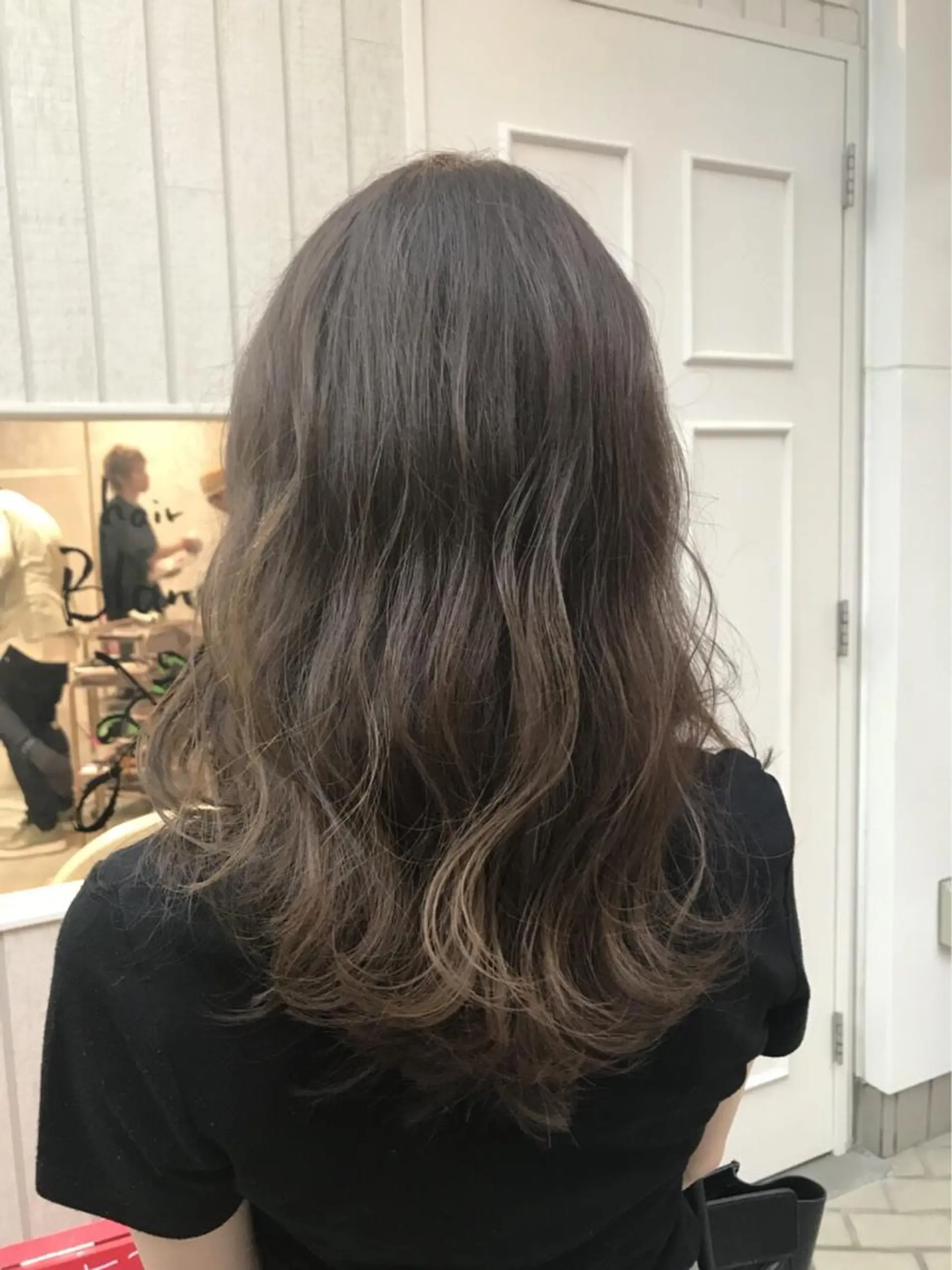 セミロング カラー ベージュカラー 💈Blanco💈 カラー&ケア🌈のヘアスタイル