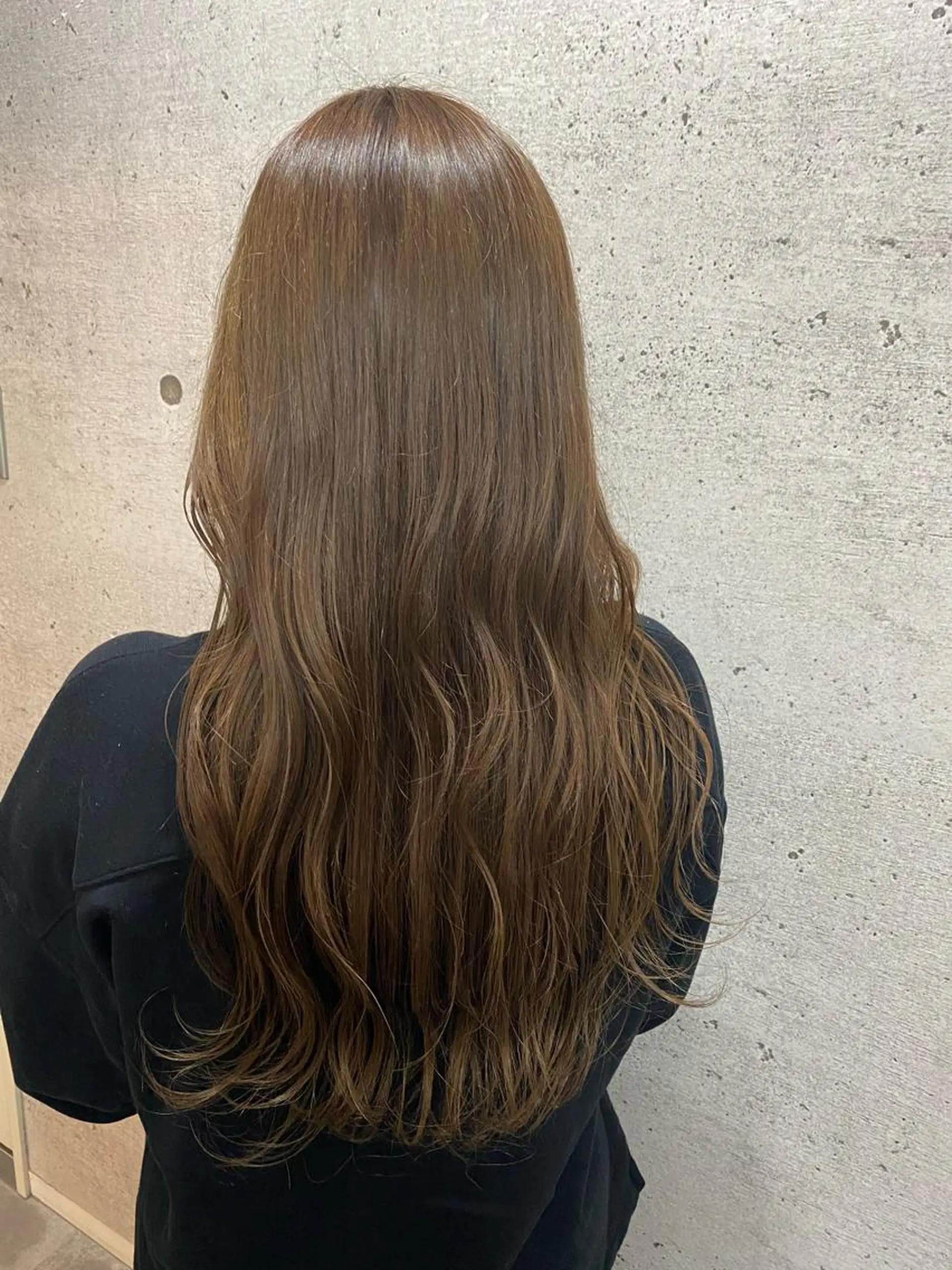 ロング カラー ベージュカラー モカベージュ カット ヘアカラー トリートメント Day&Night 粋所属・【天神／大名】 Honoka．のヘアスタイル
