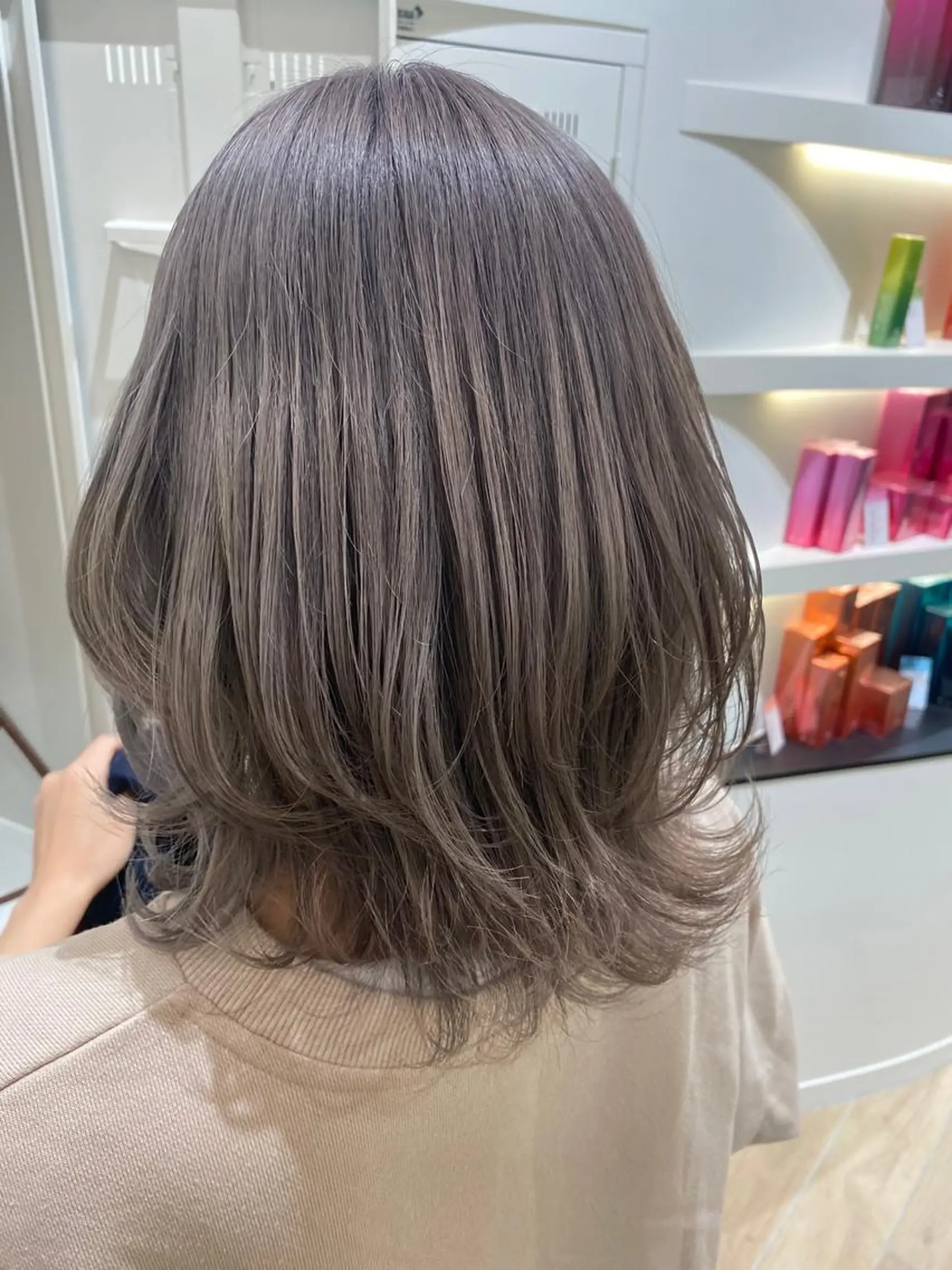 ミディアム カラー ヘアカラー トリートメント 個性派/ブリーチ ＊ほのかのヘアスタイル