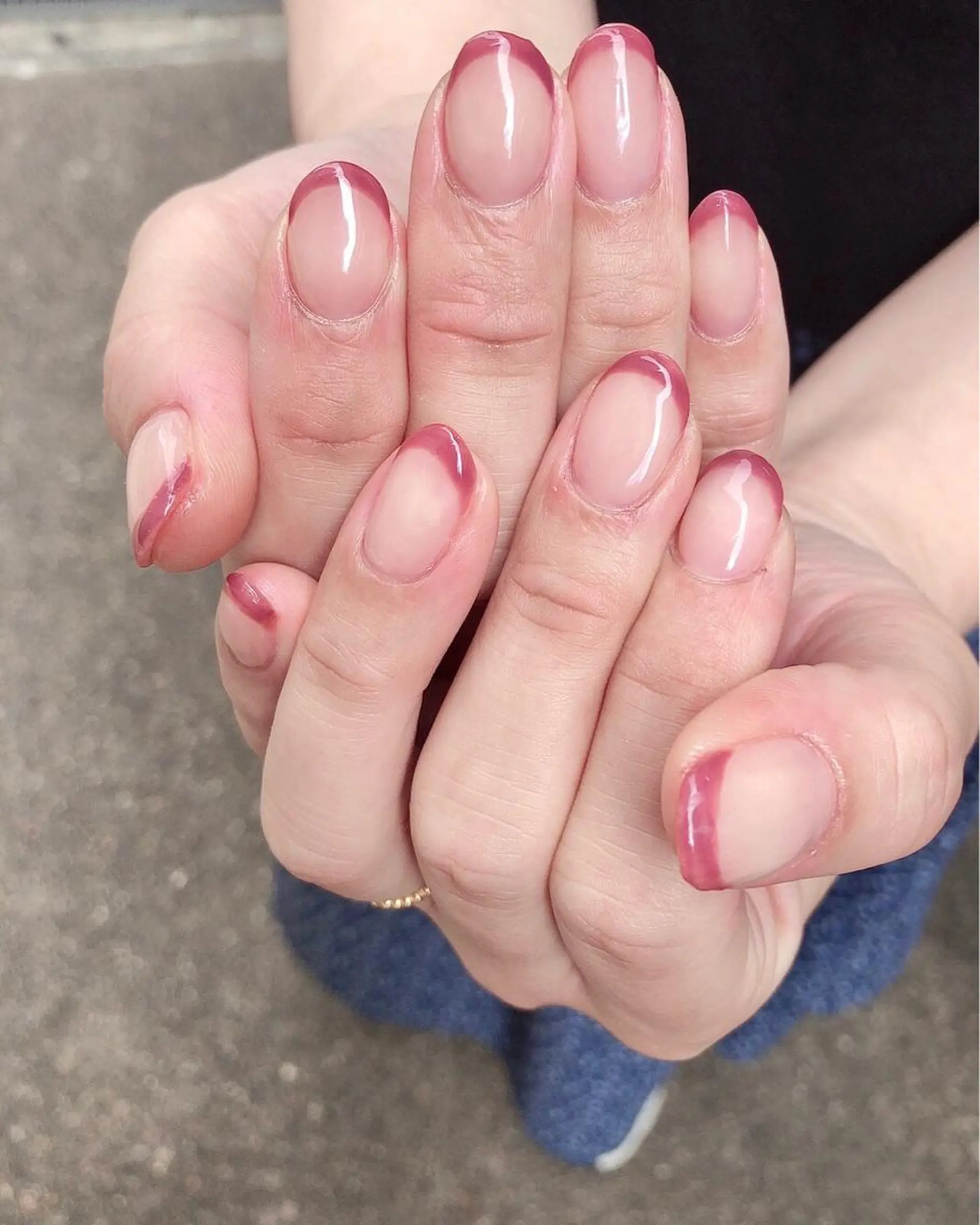 ネイル フレンチネイル ショートネイル Lala nailのネイルデザイン