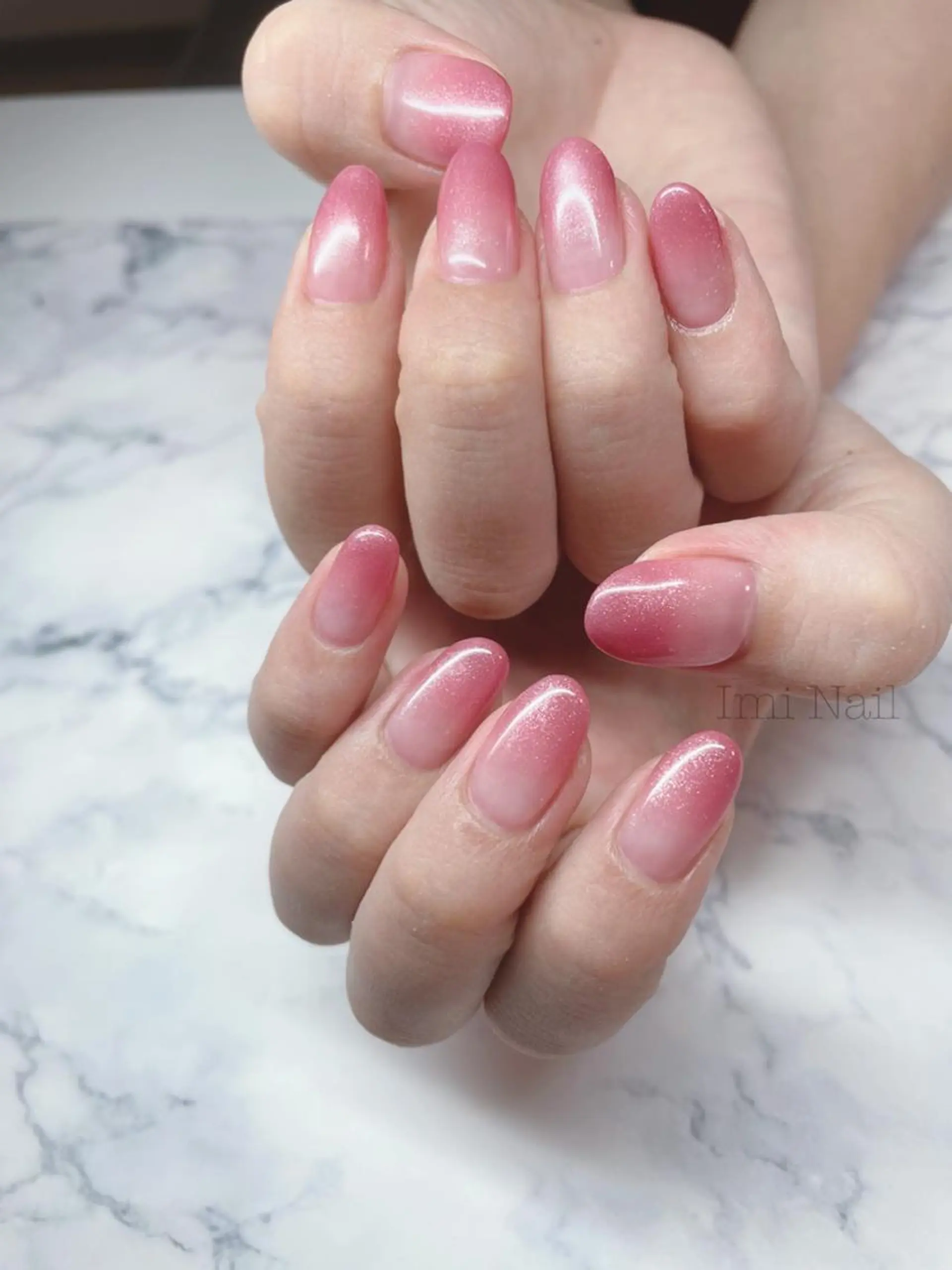 ネイル グラデーション ハンドネイル Imi Nail所属・Imi Nail 🫧🎀hirokaのネイルデザイン