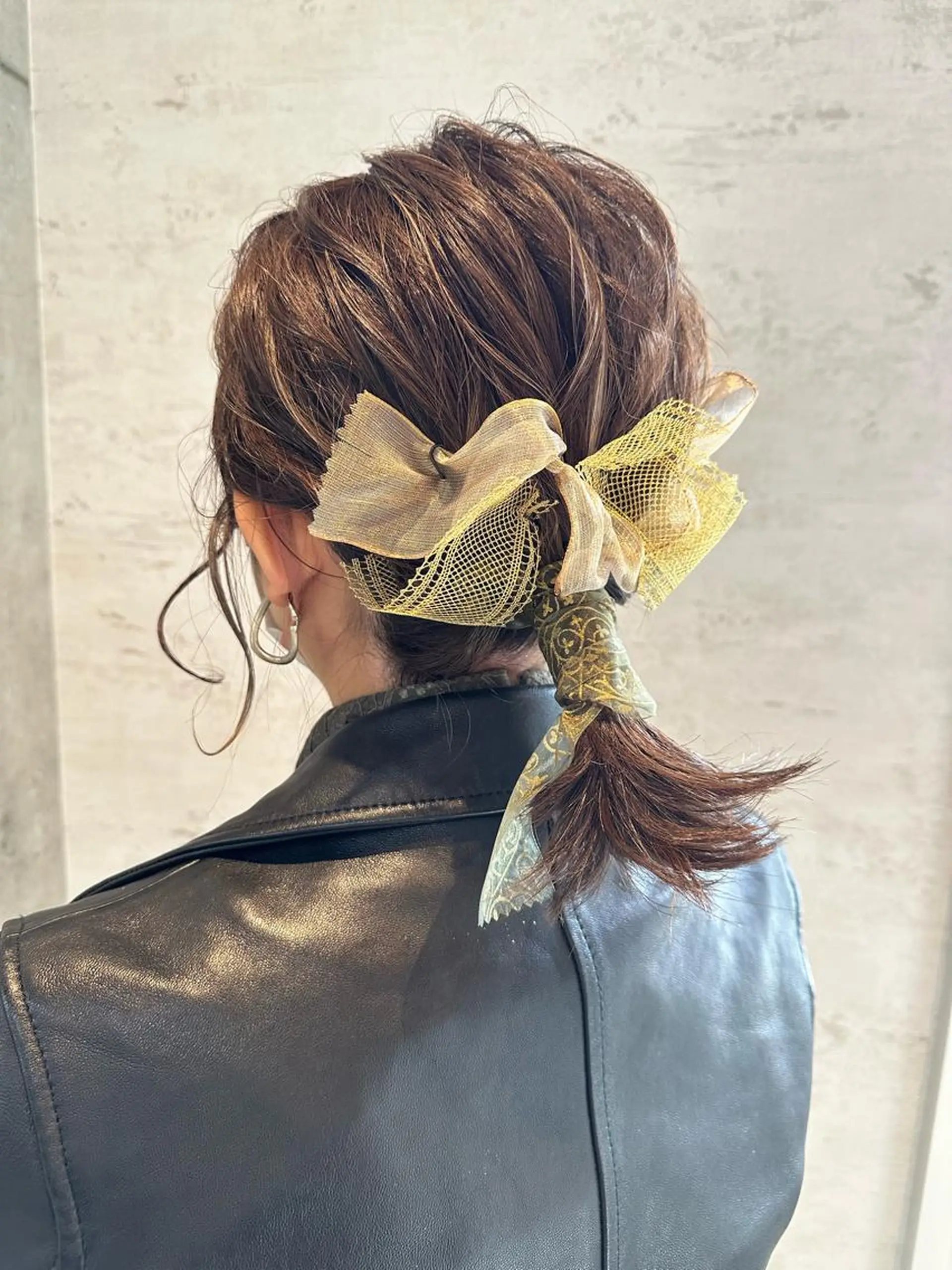 ミディアム ヘアセット 女性に人気♪ はやしほのかのヘアスタイル
