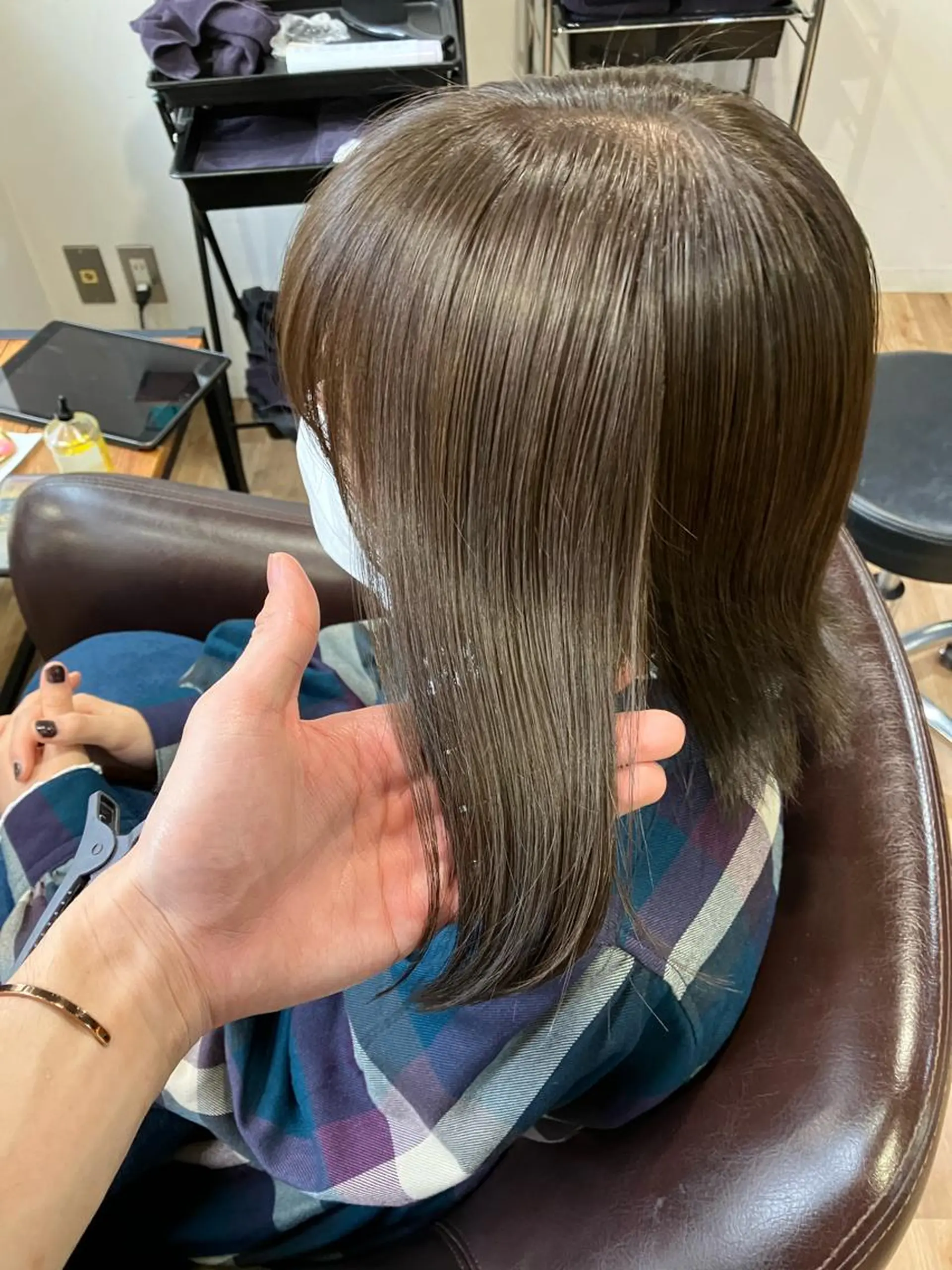 ミディアム カラー カット ヘアカラー トリートメント 🍀髪質改善、カラー TAICHI🍀のヘアスタイル