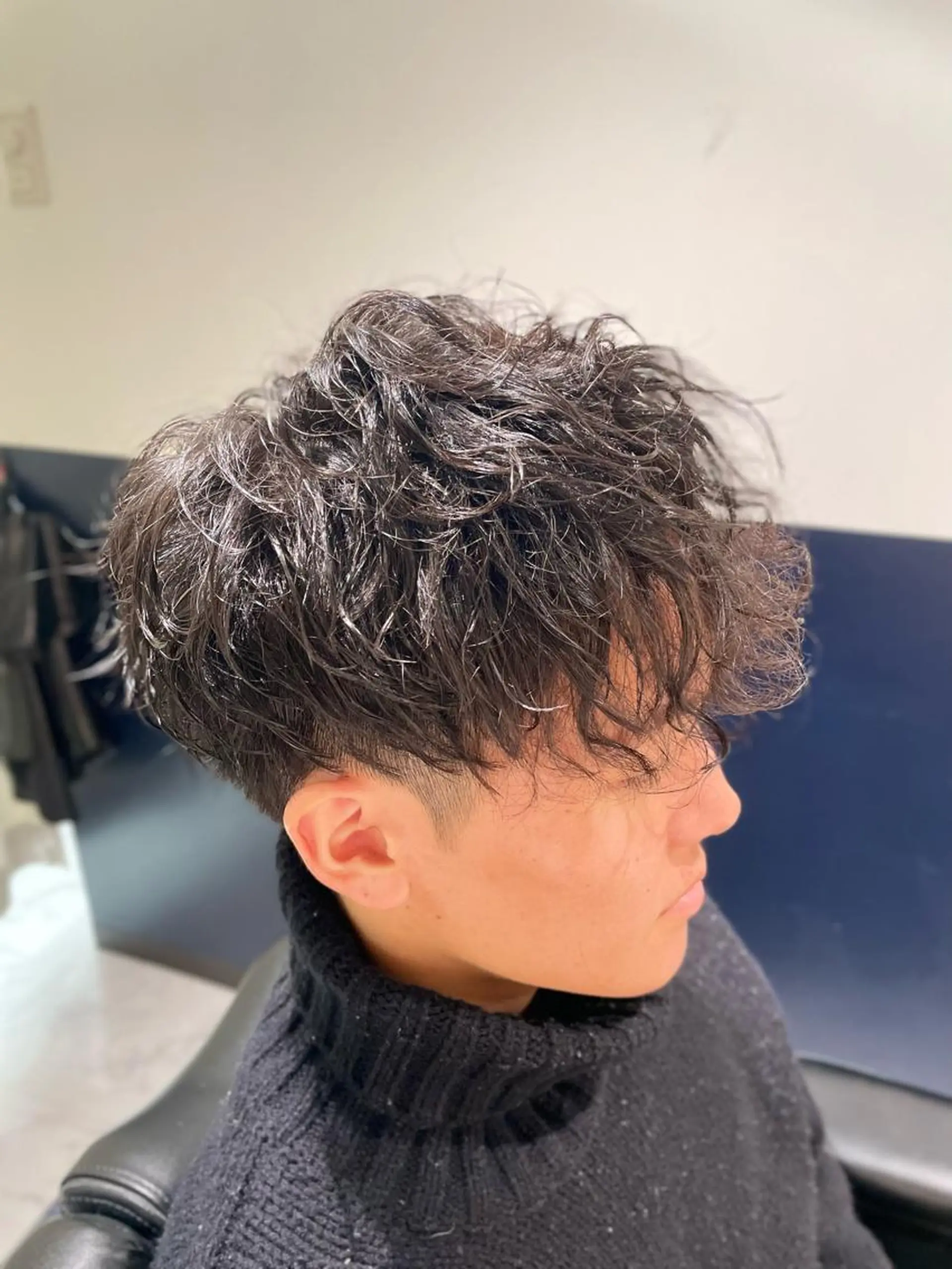 ショート パーマ メンズ メンズパーマ スパイラルパーマ カット パーマ 銀座メンズカット/ 銀座メンズパーマ/のヘアスタイル