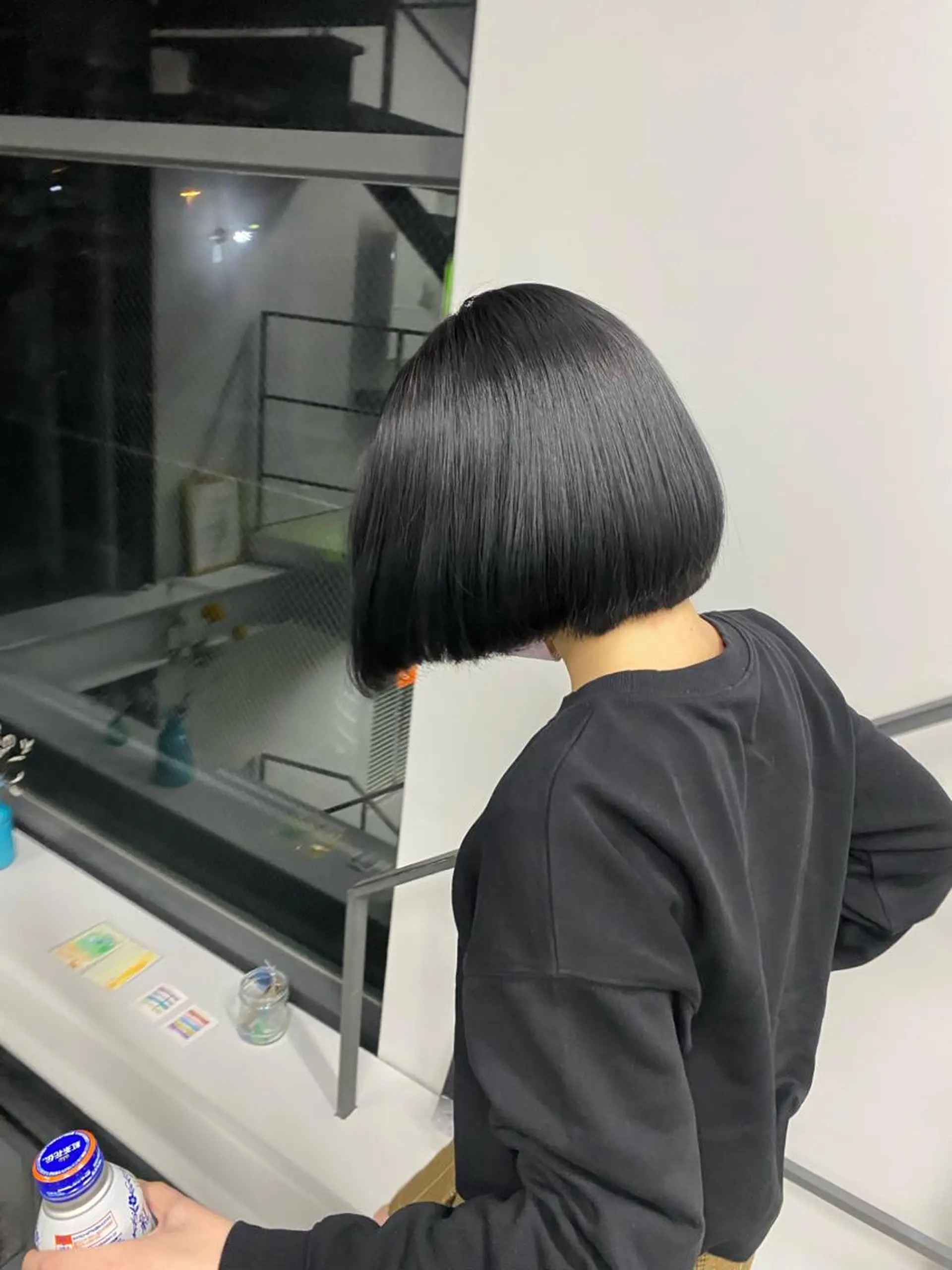 ショート カラー ボブ 山口 モエのヘアスタイル