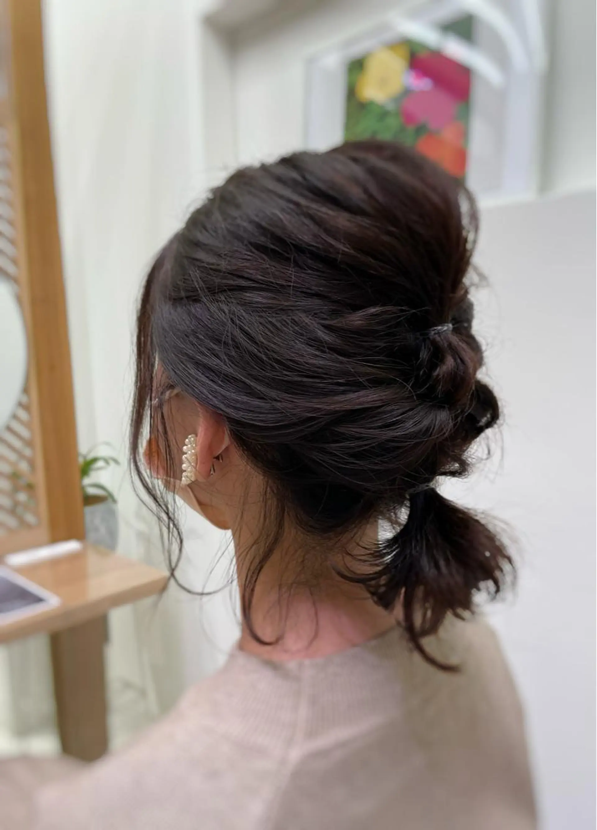 ヘアアレンジ ヘアセット 野間 ふみよのマツエク・マツパデザイン