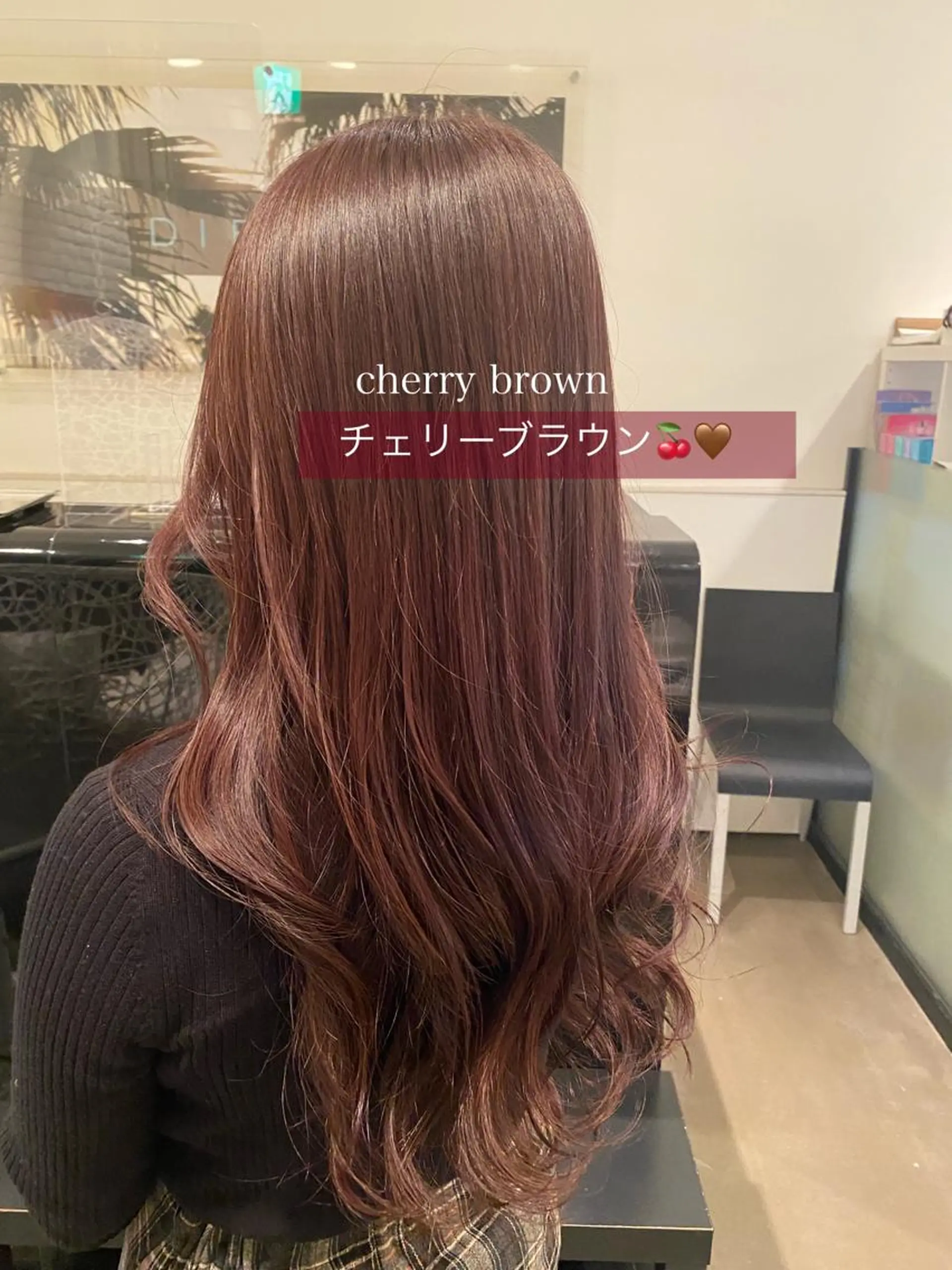ロング カラー ブラウンカラー レッドカラー レッドブラウン 韓国風ヘア カット ヘアカラー トリートメント ヘアセット 🍑まき/カット /髪質改善カラー🍑のヘアスタイル