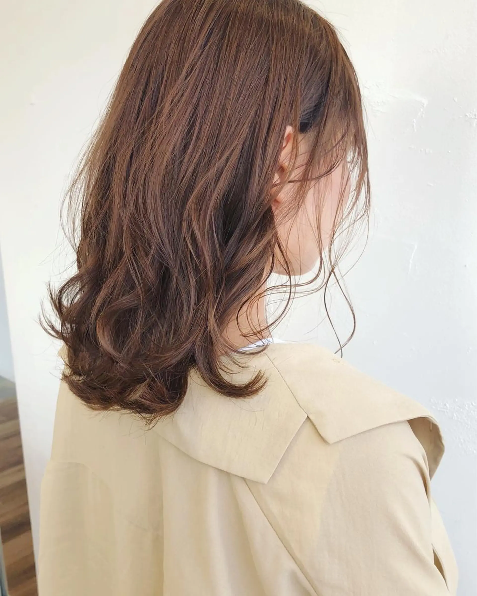 ミディアム カット ヘアカラー トリートメント 中園 祥吾のヘアスタイル