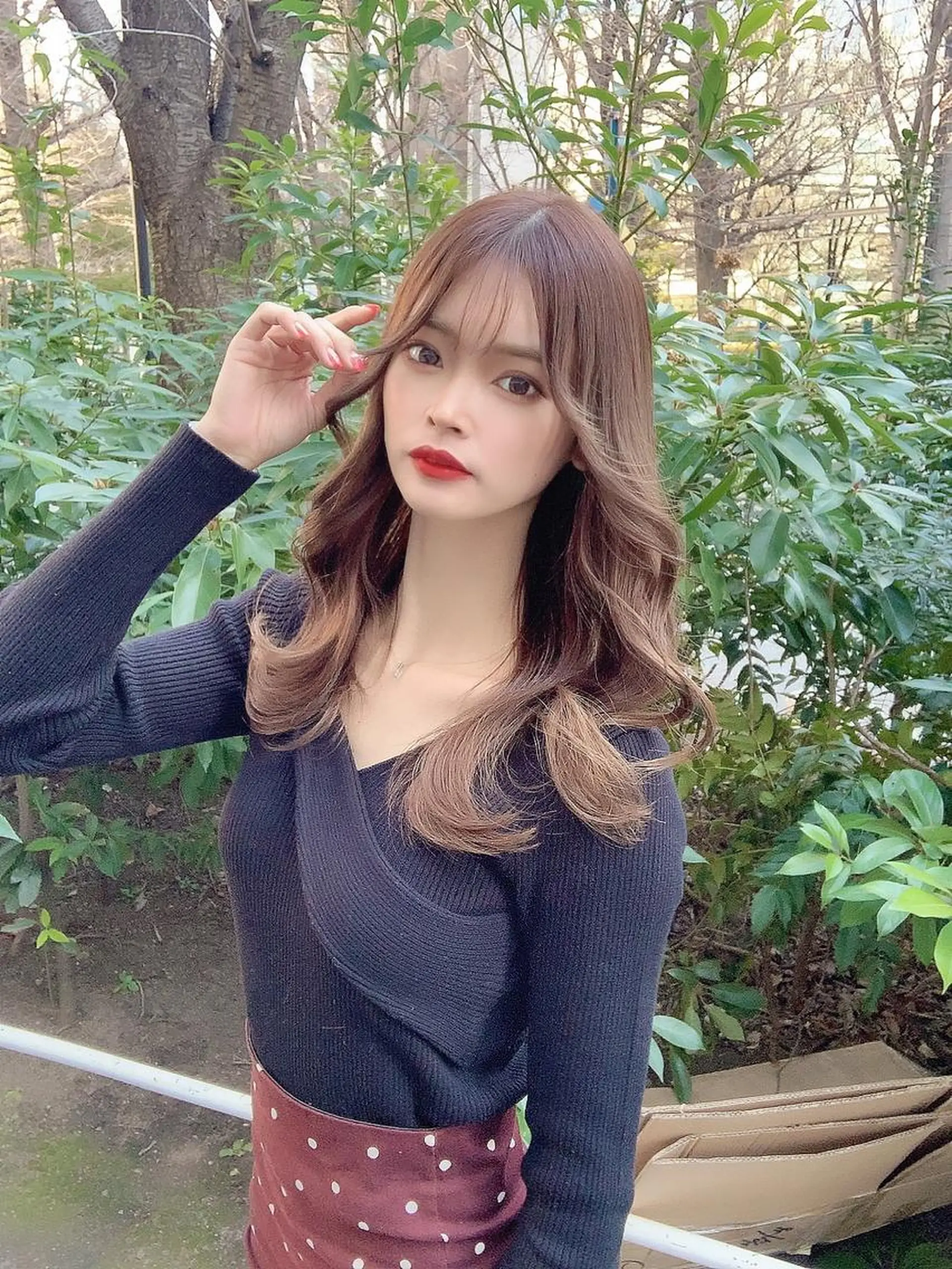 セミロング カラー ベージュカラー ミルクティーベージュ ヘアカラー トリートメント FERNA池袋所属・マンツーマン施術✂︎ 金田尚久🎨のヘアスタイル