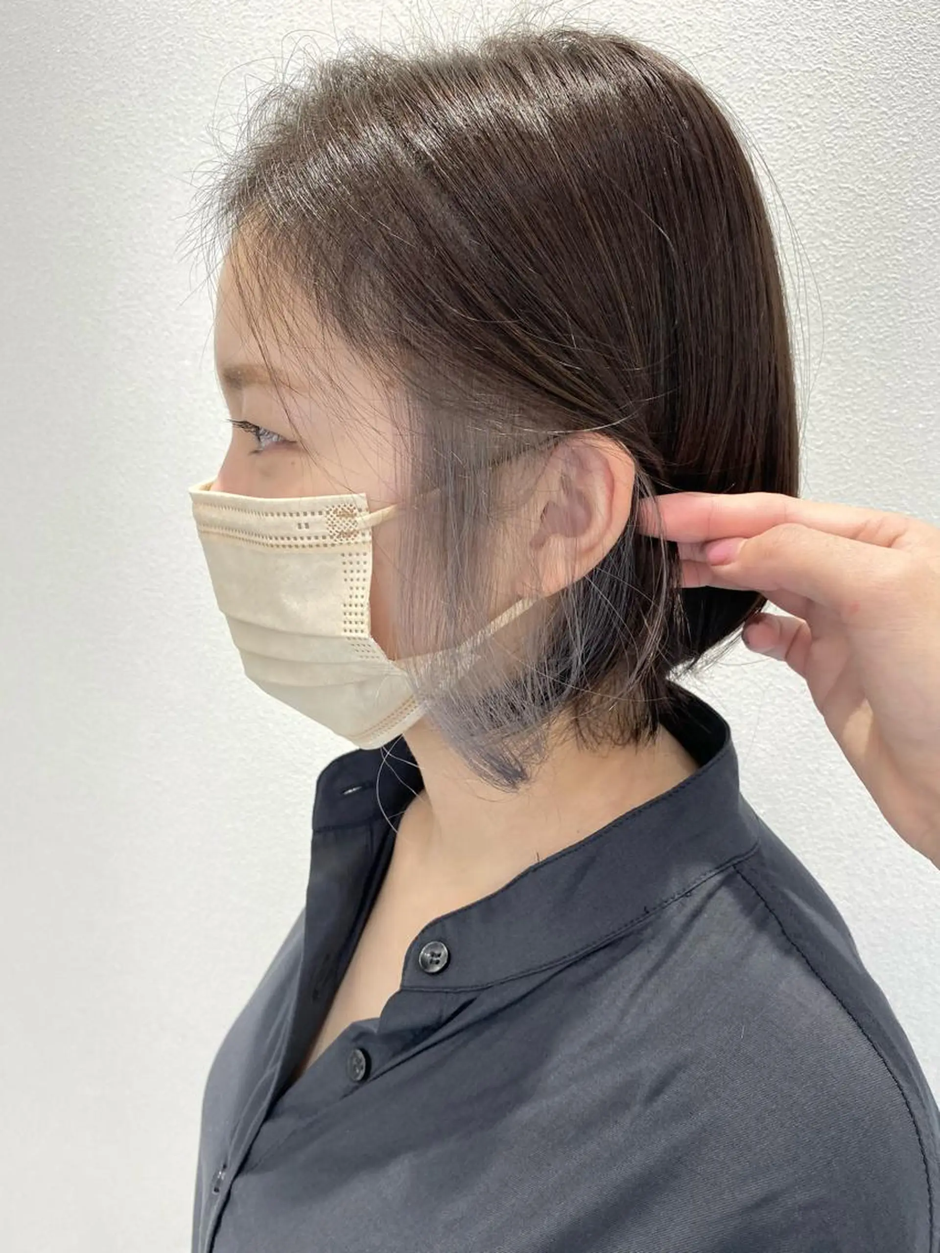 ミディアム カラー カット ヘアカラー トリートメント 💘韓国カラー💘 クルミのヘアスタイル