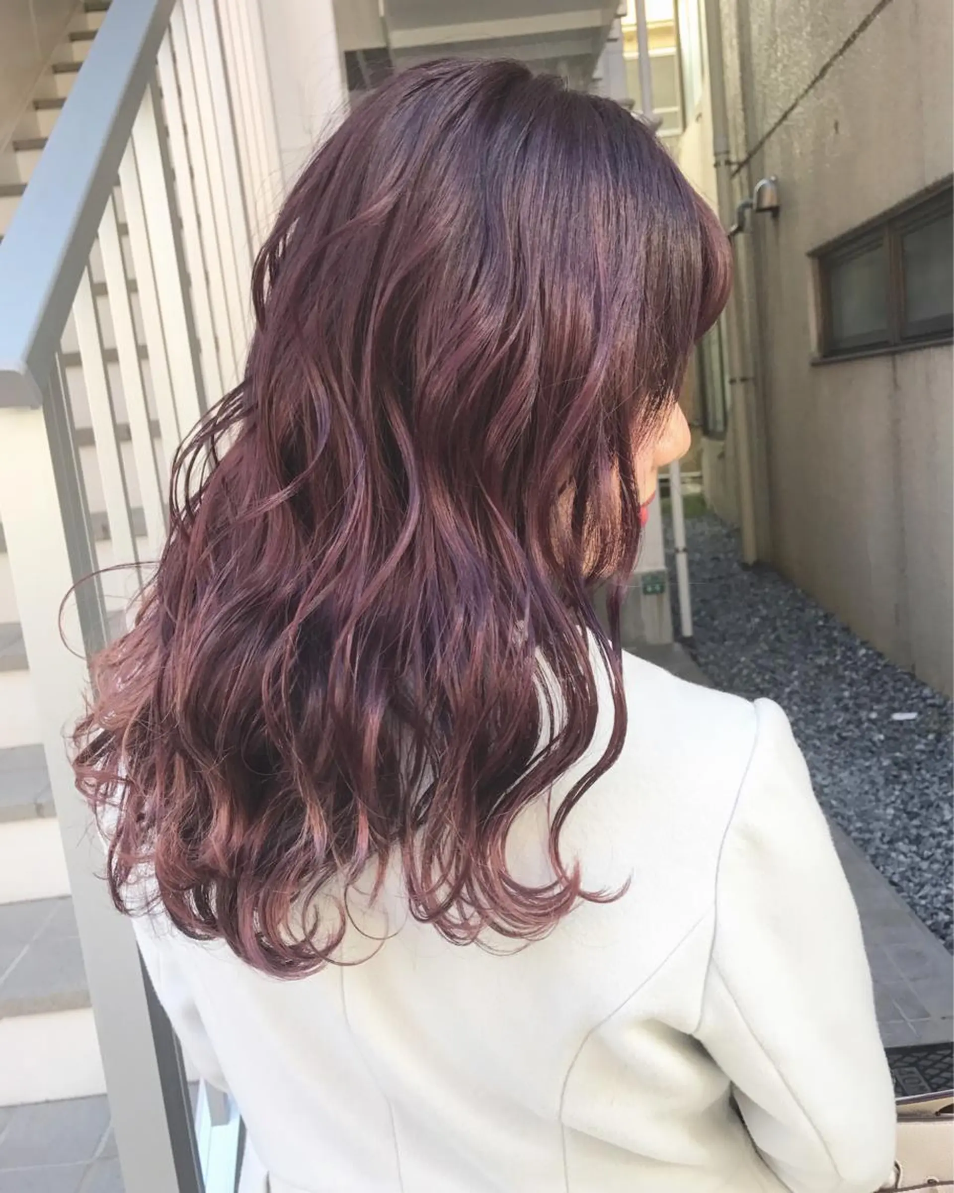 ロング カラー ヘアアレンジ ヘアカラー トリートメント BANK'S hair所属・💐ケラチン 髪質改善寺坂雄飛💐のヘアスタイル
