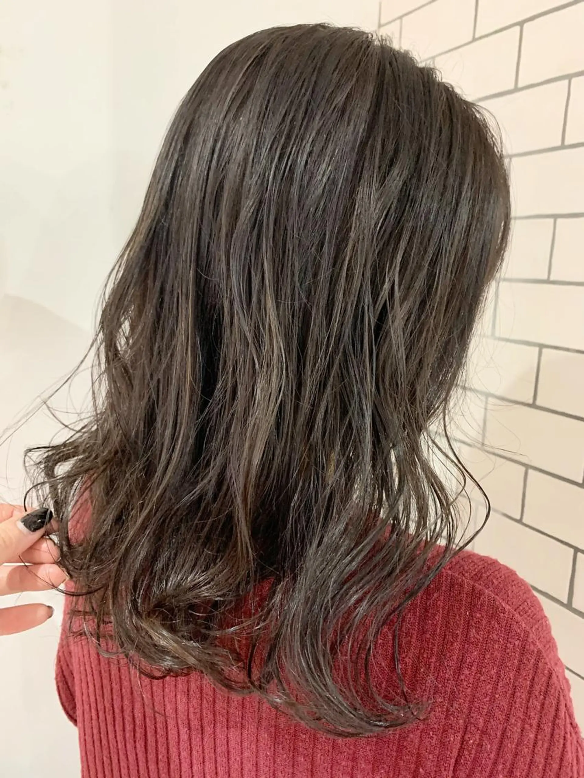 セミロング カラー ヘアアレンジ 指名支持率NO.1 スタイリストのヘアスタイル