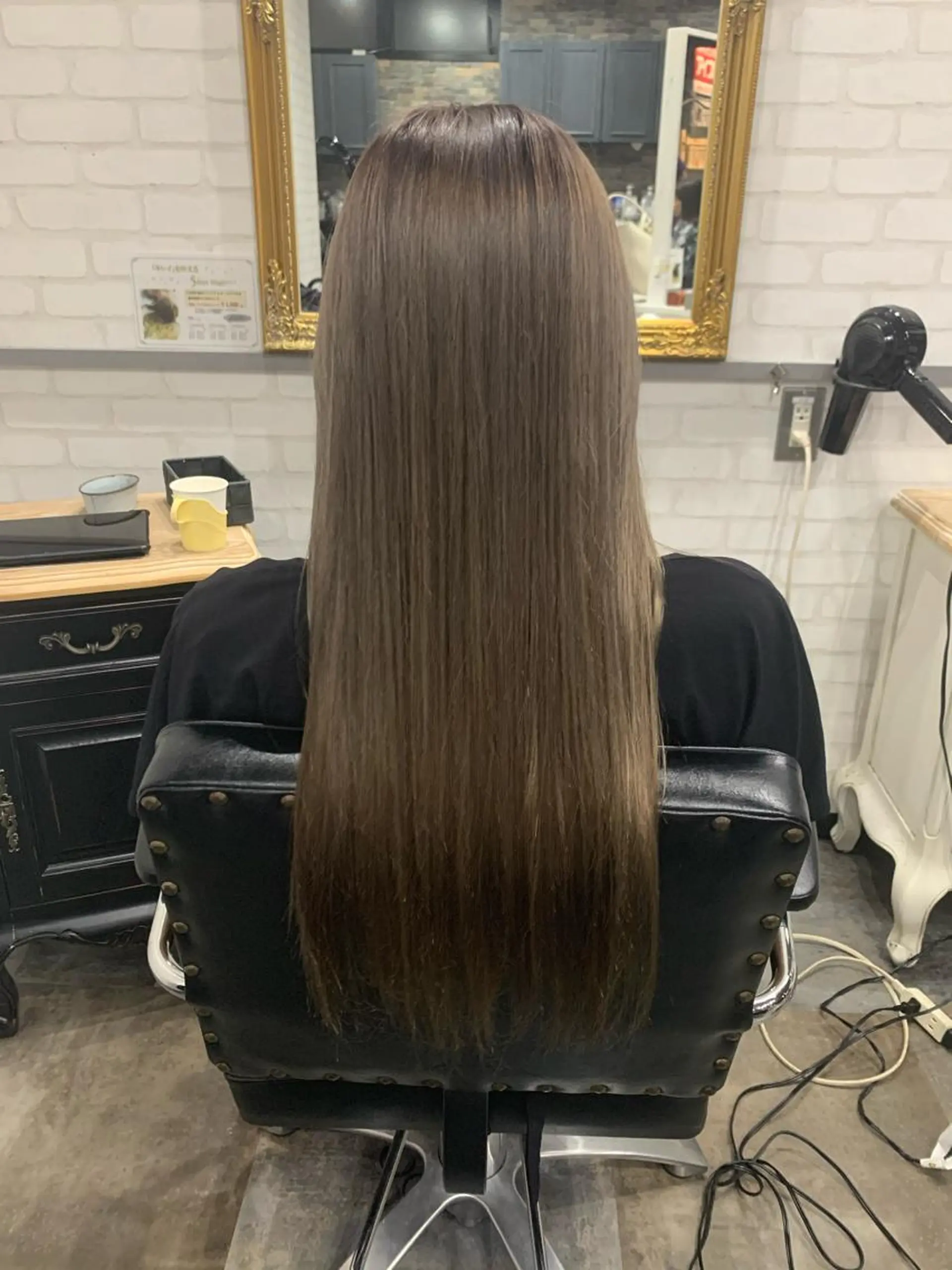 ロング トリートメント カット 縮毛矯正 トリートメント 石井 秀汰のヘアスタイル