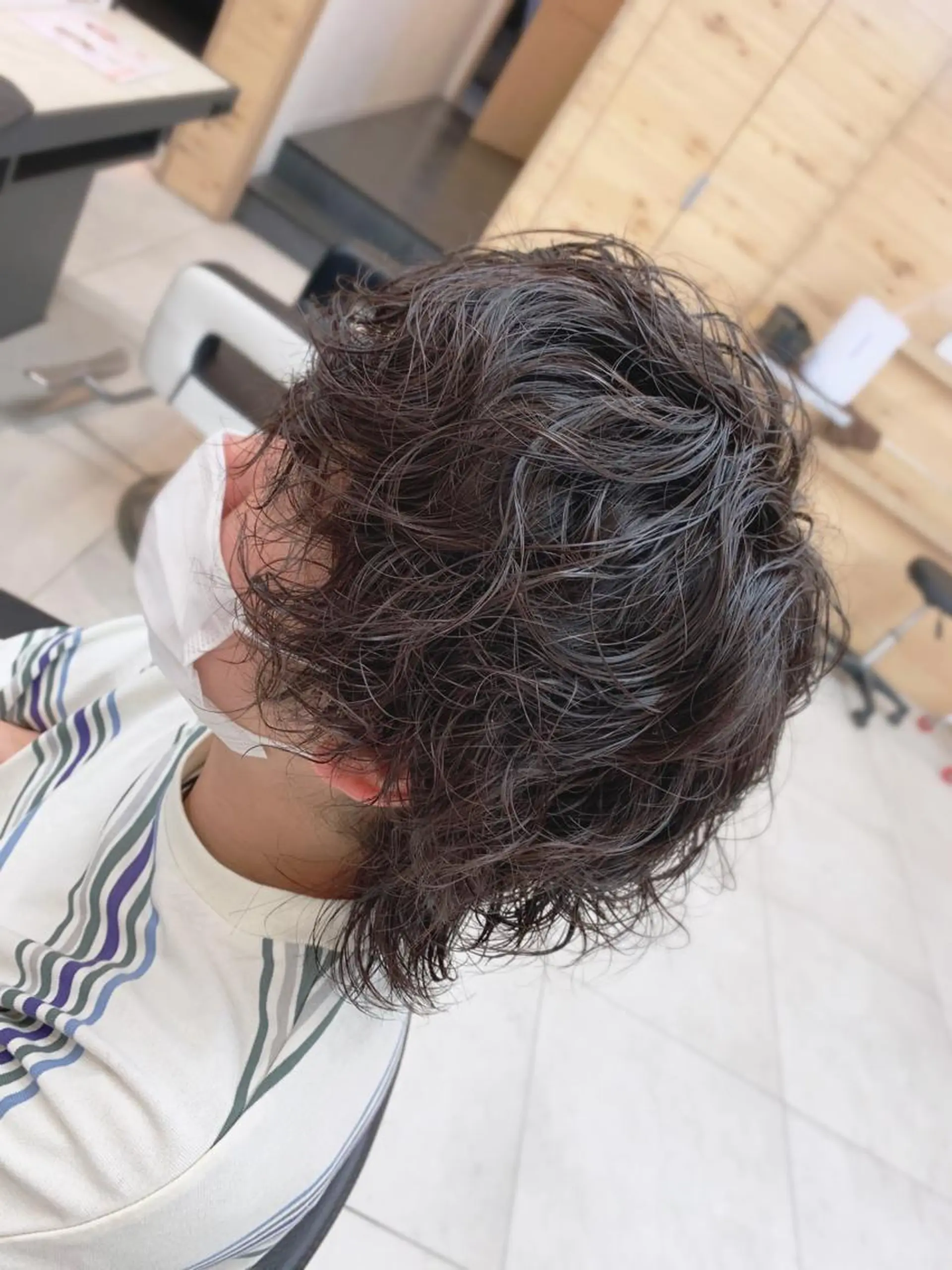 パーマ メンズ メンズパーマ L PLACE所属・L PLACE 丸山一希のヘアスタイル