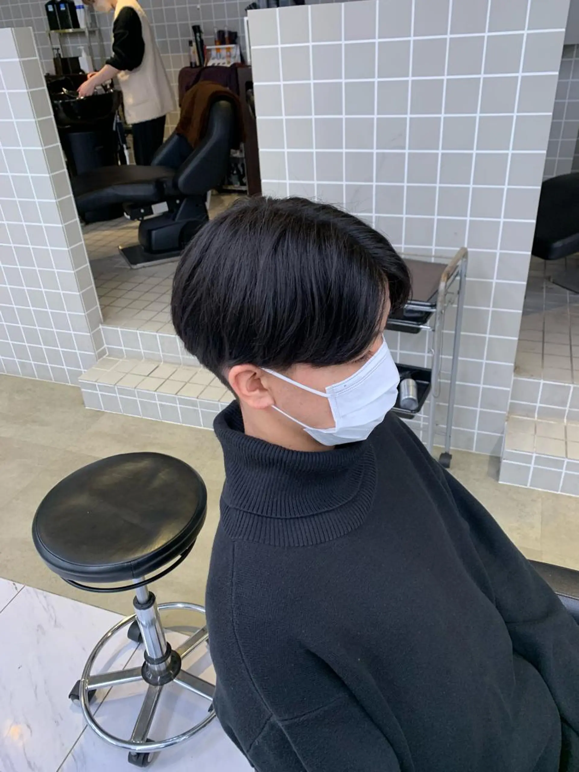 ショート パーマ メンズ カット トリートメント ヘッドスパ ヘアセット ✨メンズウルフ特化 美容師タイガ✨のヘアスタイル