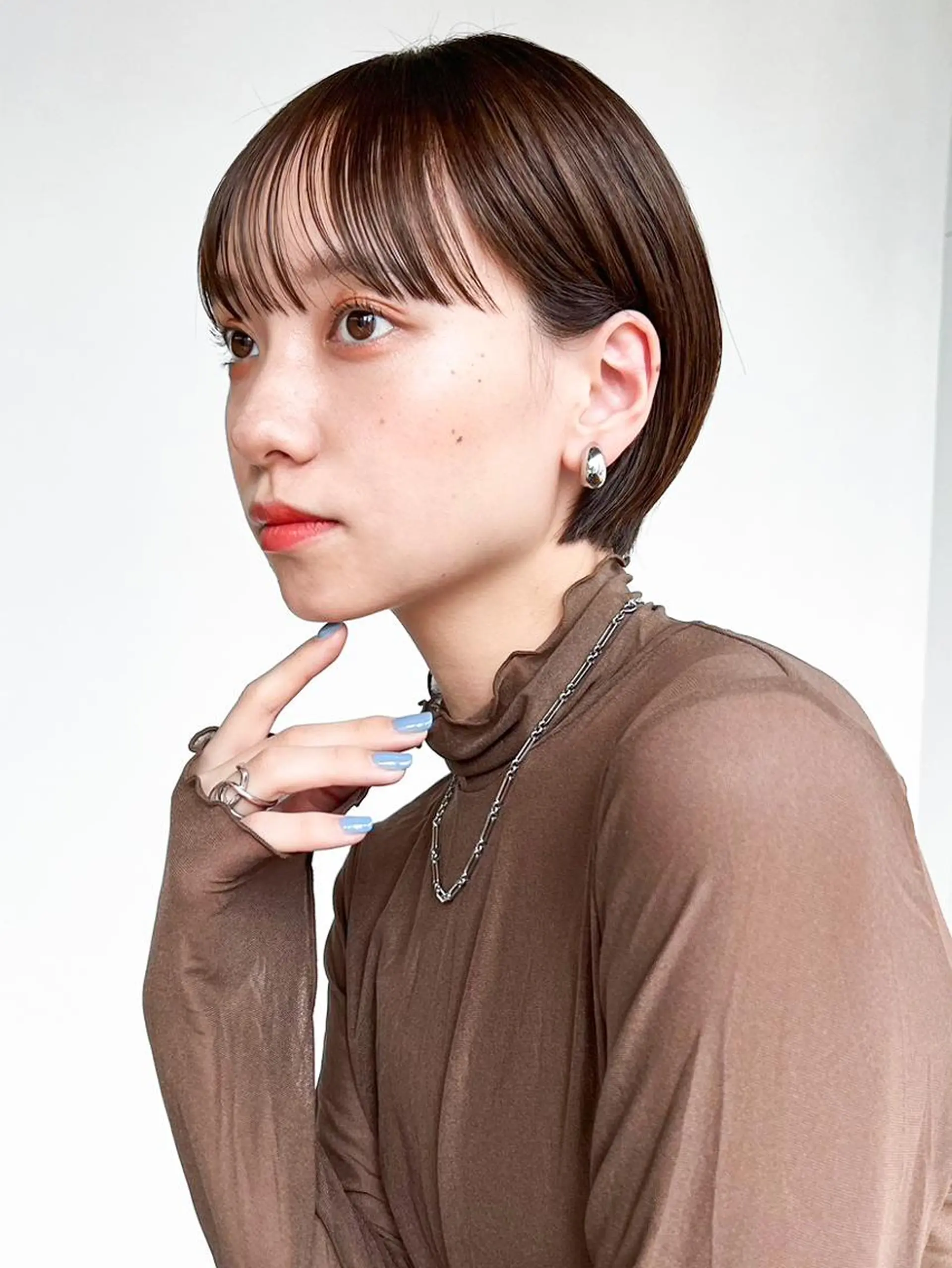 カラー ショート ショートヘア カット ヘアカラー トリートメント ITbyALBUM 八王子店のヘアスタイル