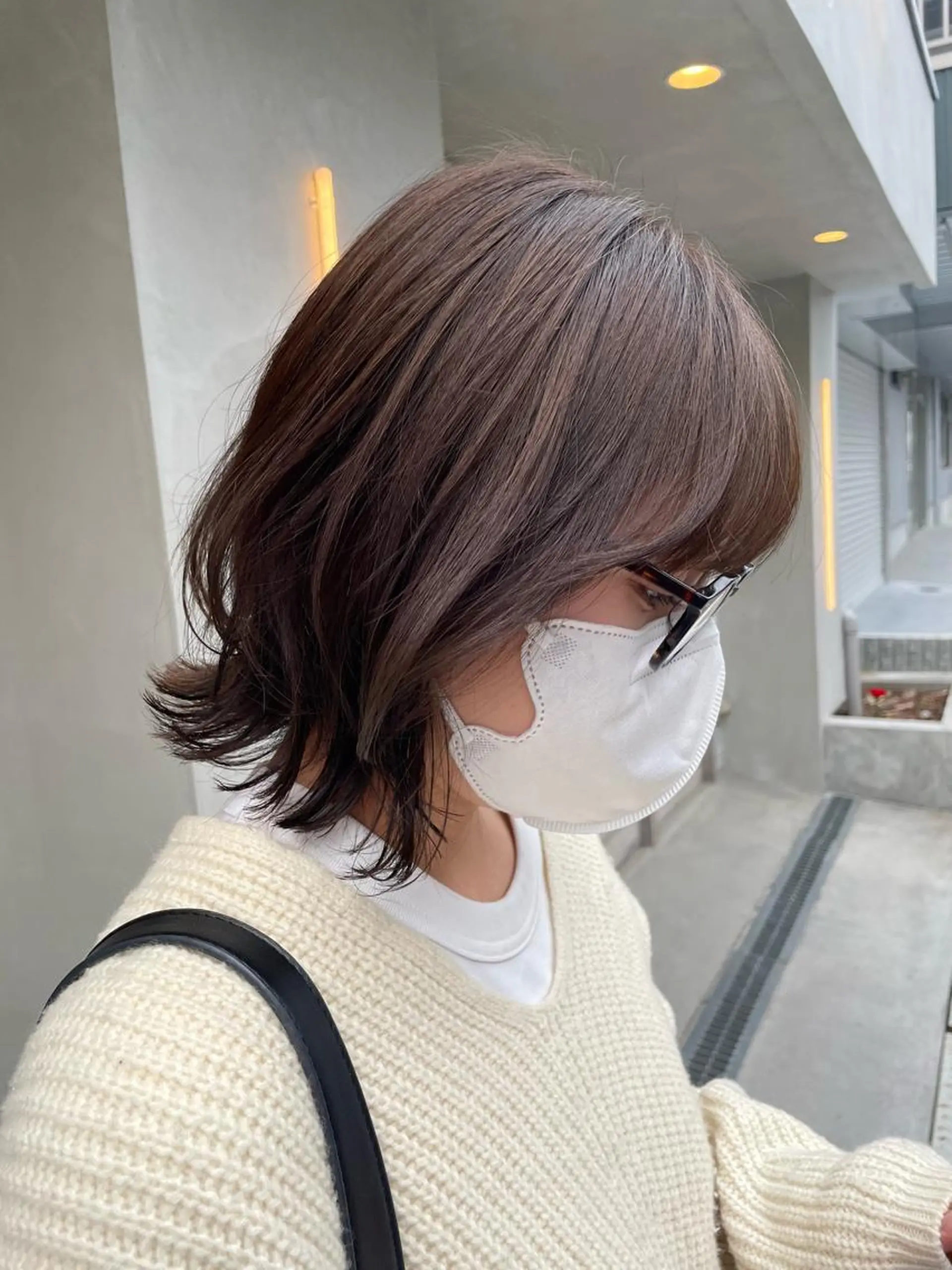 ミディアム 三好 祐希のヘアスタイル