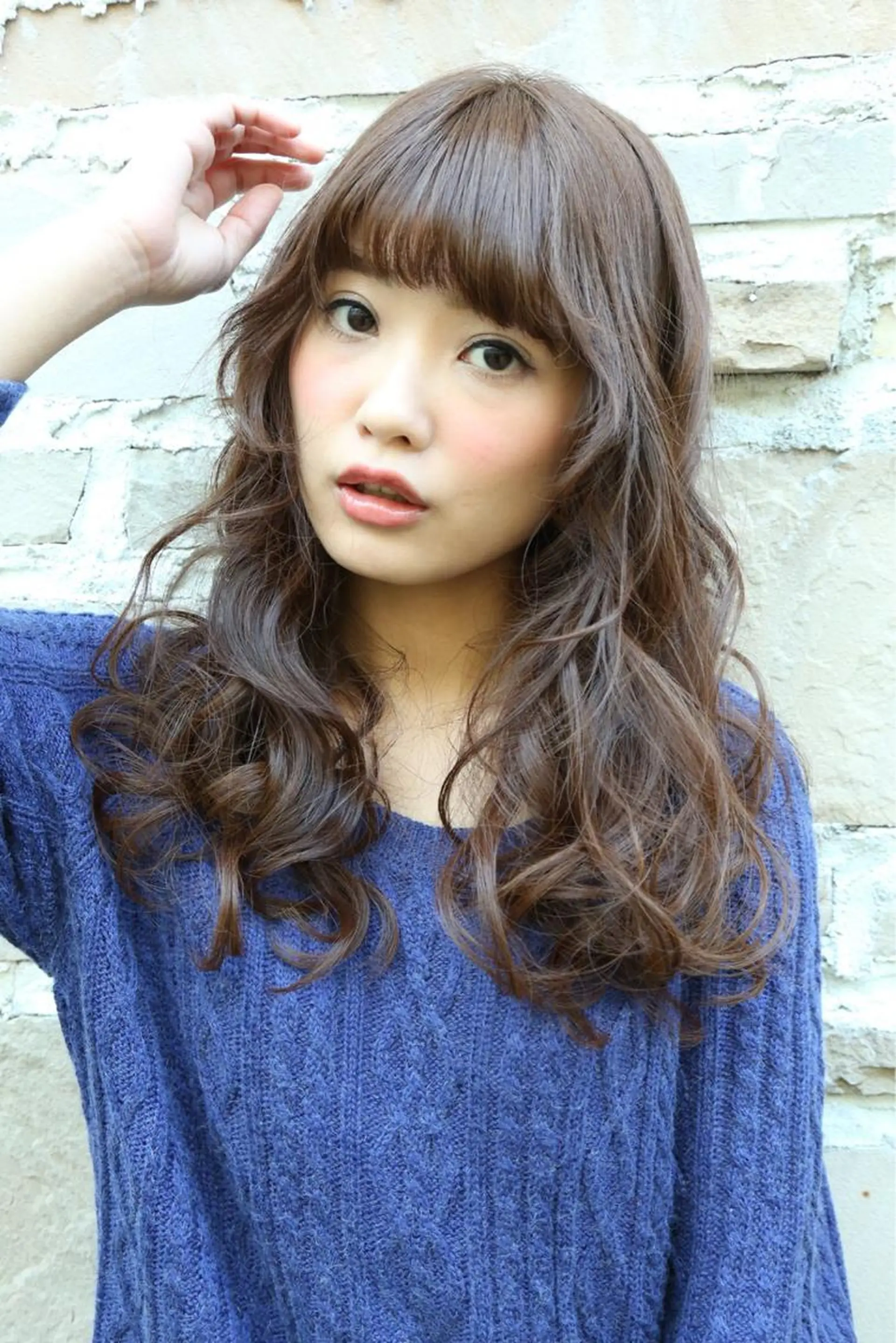 パーマ カット パーマ トリートメント ミディアムレイヤー/ メンズパーマえのもとのヘアスタイル
