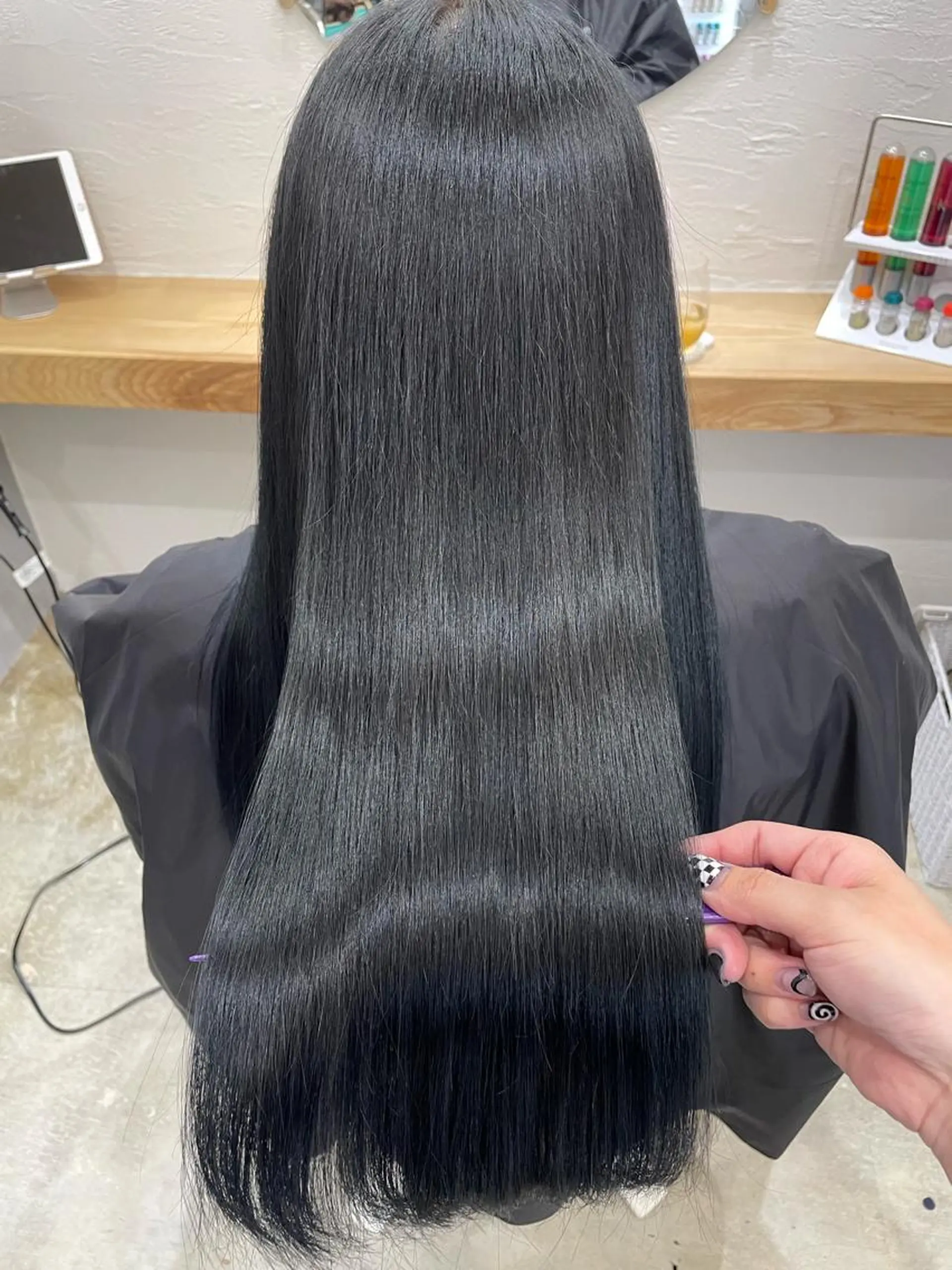 ロング カラー トリートメント miloc那覇 MIKUのヘアスタイル