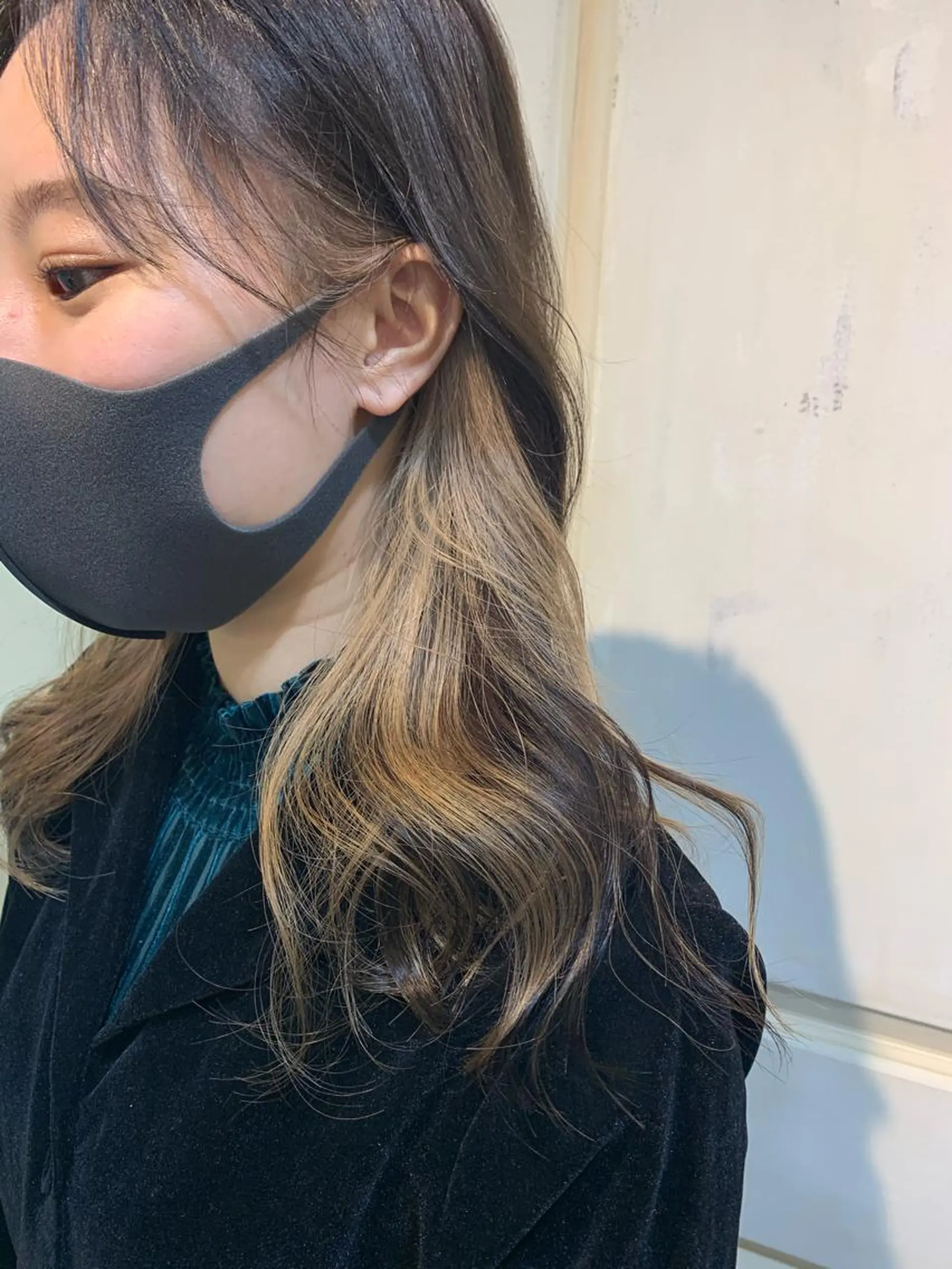 セミロング カラー ヘアアレンジ カット ヘアカラー kei/透明感カラー /ベージュ/髪質改善のヘアスタイル