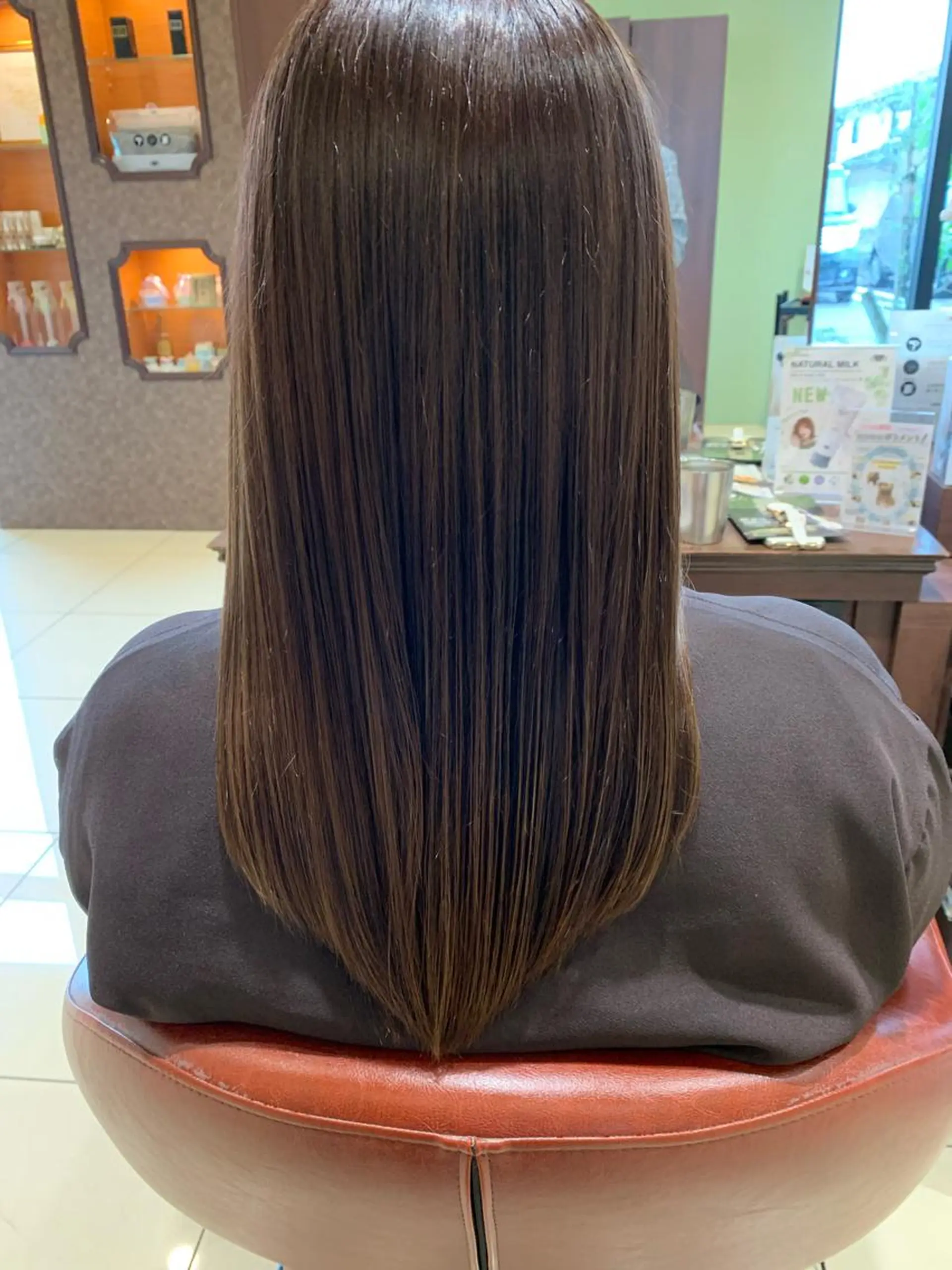 セミロング 縮毛矯正 トリートメント ヘア & メイク アース 上越店所属・有田 尚樹のヘアスタイル